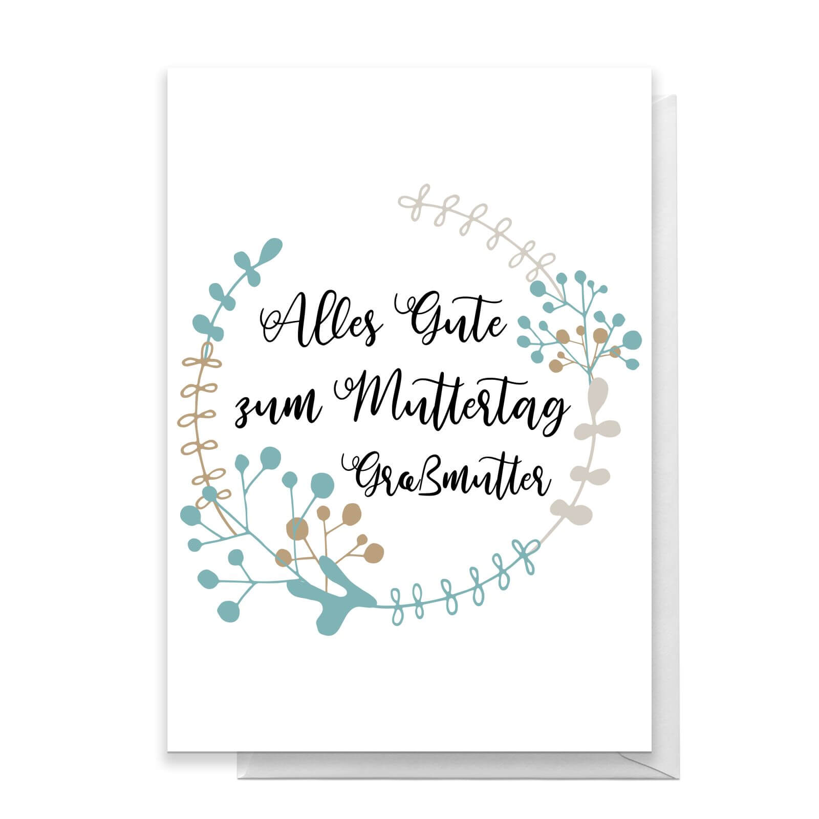 Alles Gute Zum Muttertag Gra?mutter Greetings Card - Standard Card
