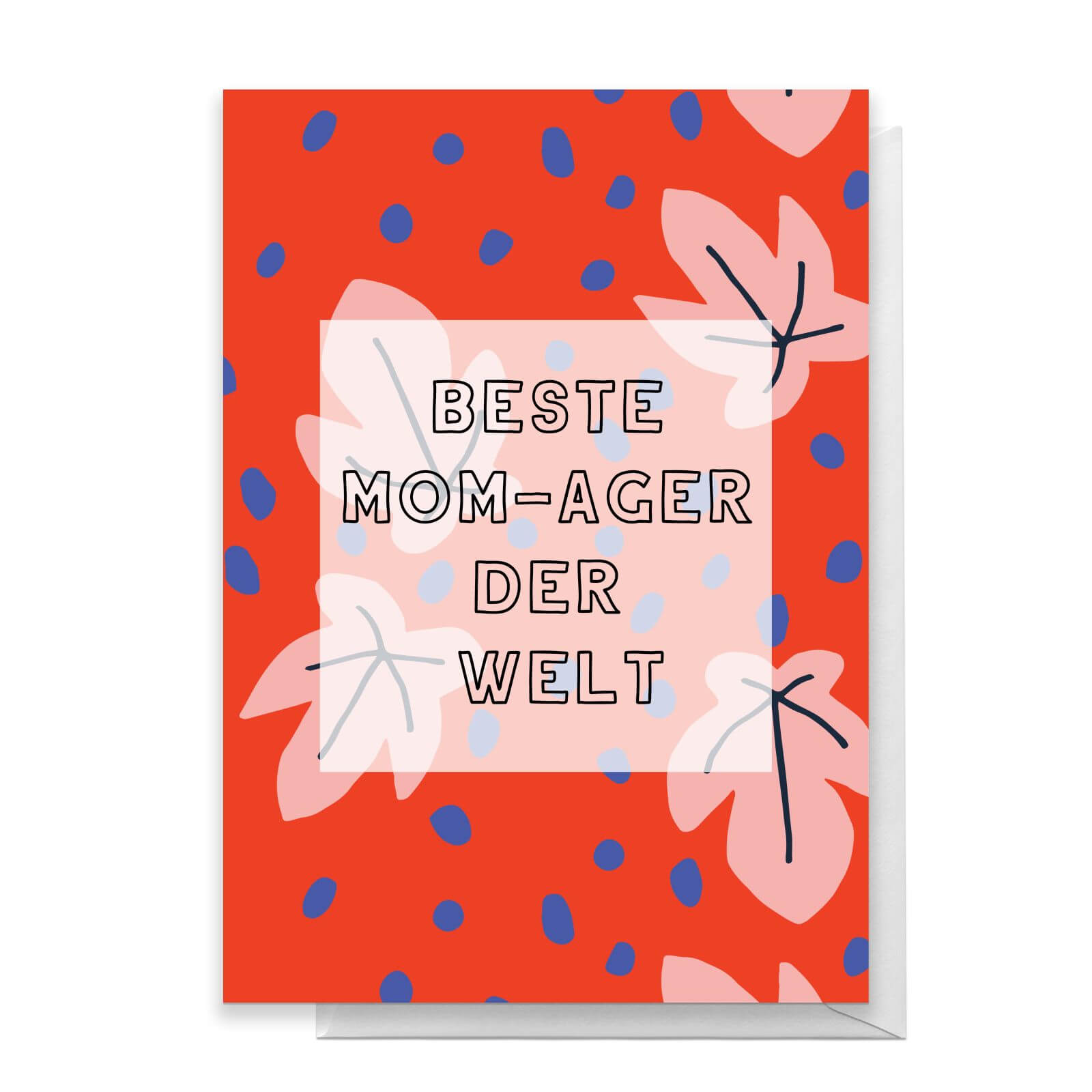 Beste Mom-ager Der Welt Greetings Card - Standard Card