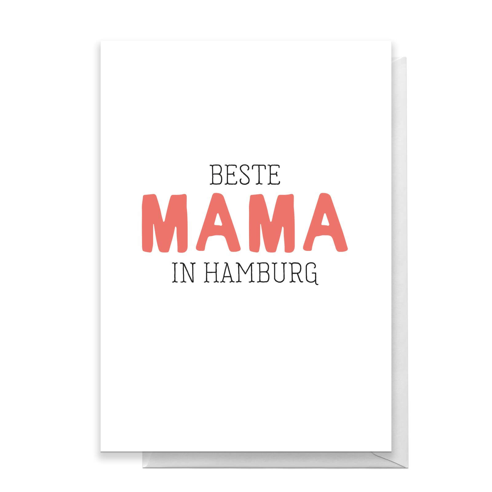 Beste Mama In Hamburg Greetings Card - Standard Card