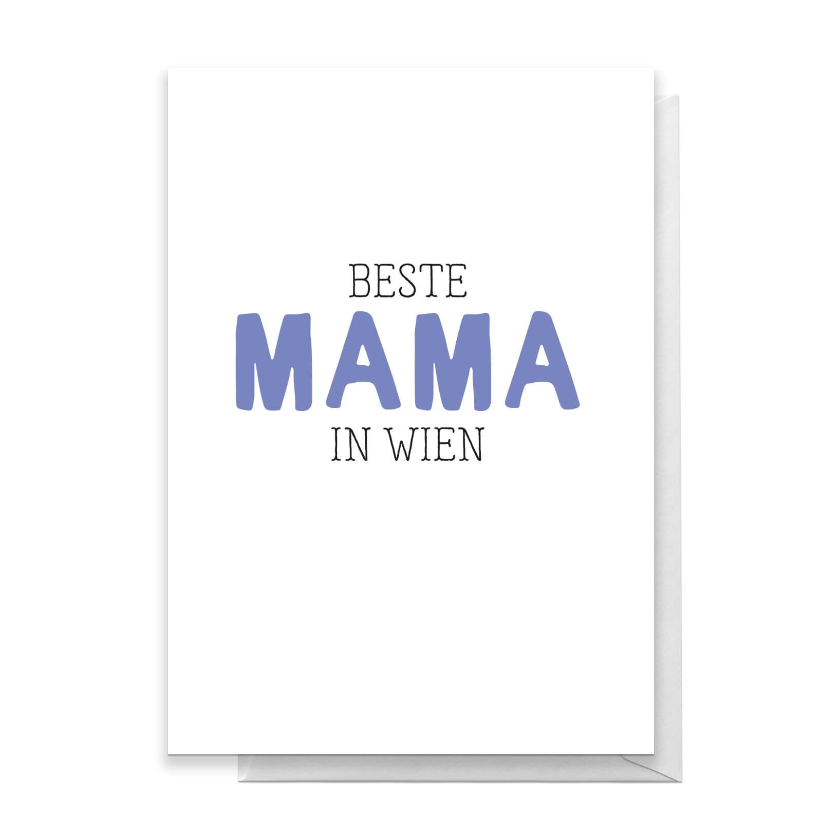 Beste Mama In Wien Greetings Card - Standard Card