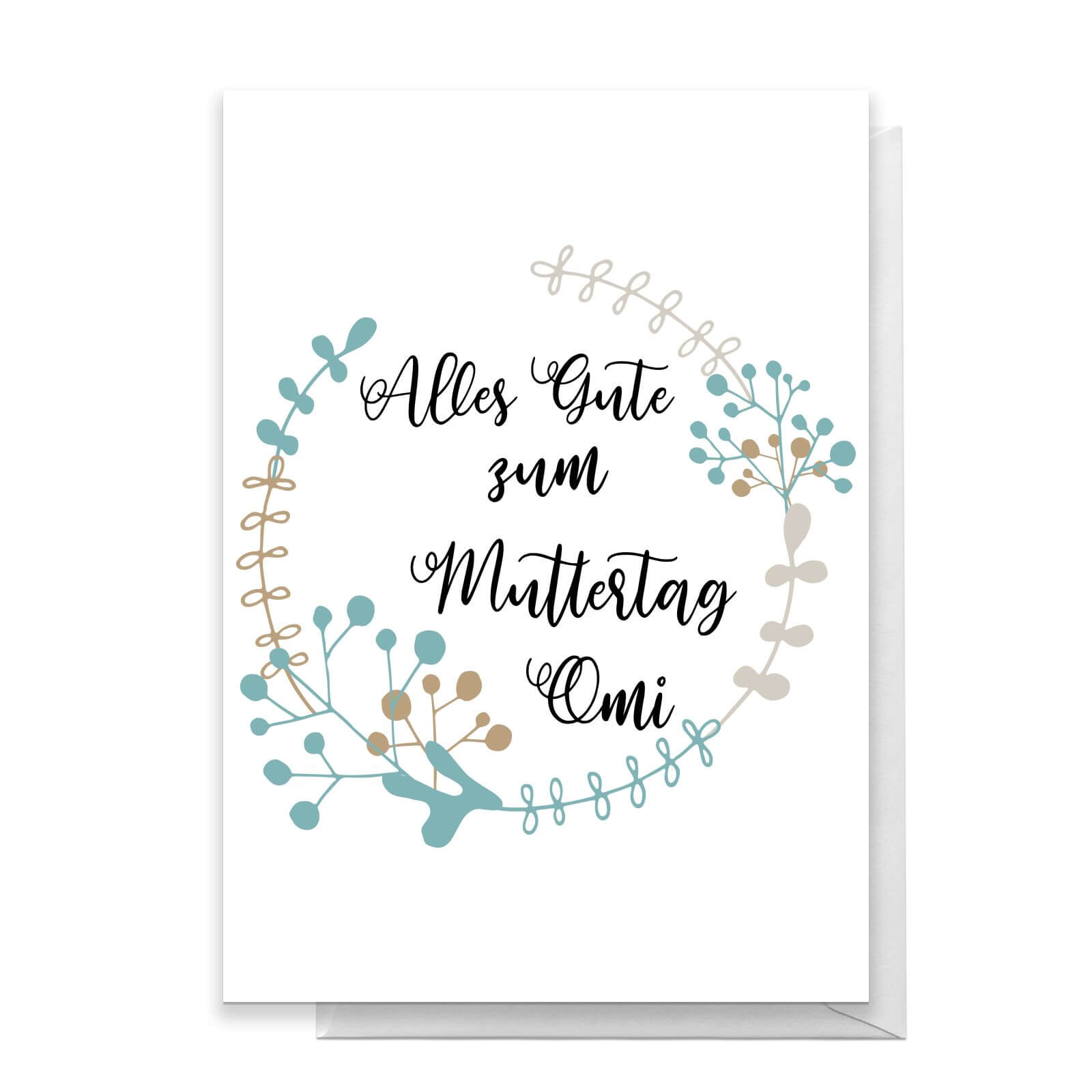 Alles Gute Zum Muttertag Omi Greetings Card - Standard Card