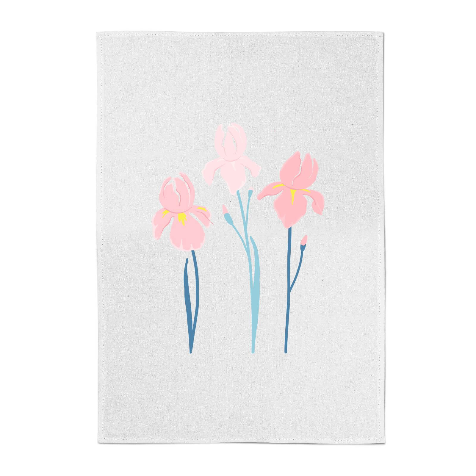 Trio Flower Cotton Tea Towel