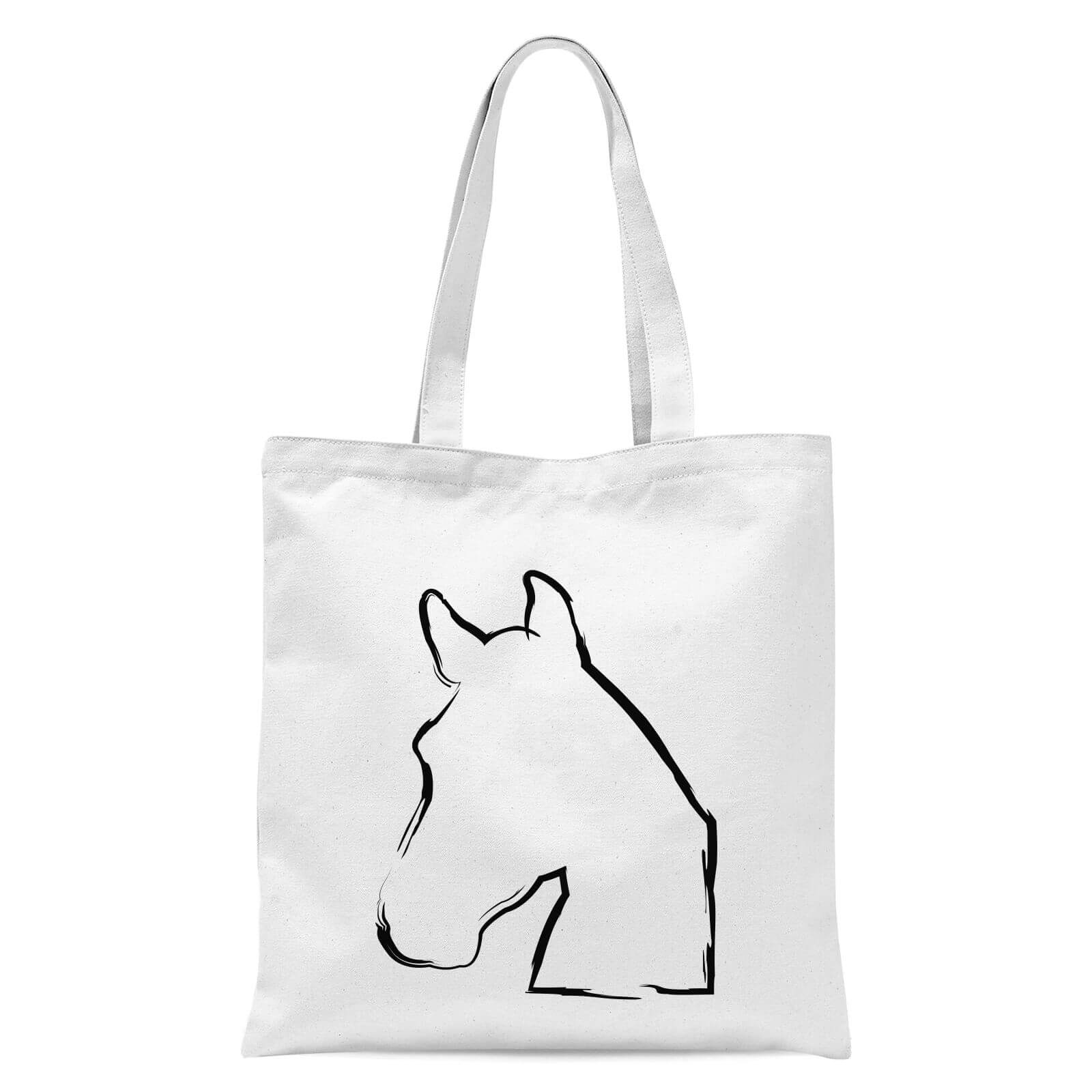 Horse Tote Bag - White