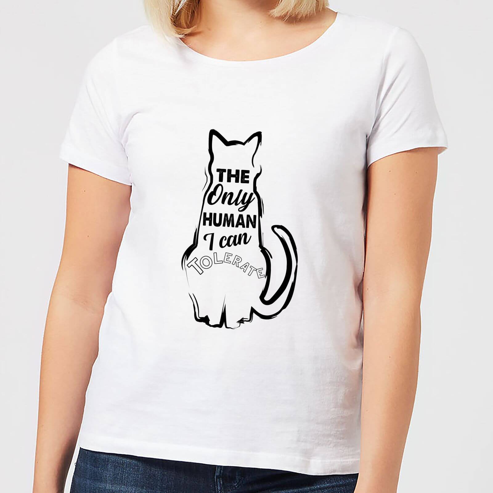 The Only Human I Can Tolerate Women's T-Shirt - White - S - White