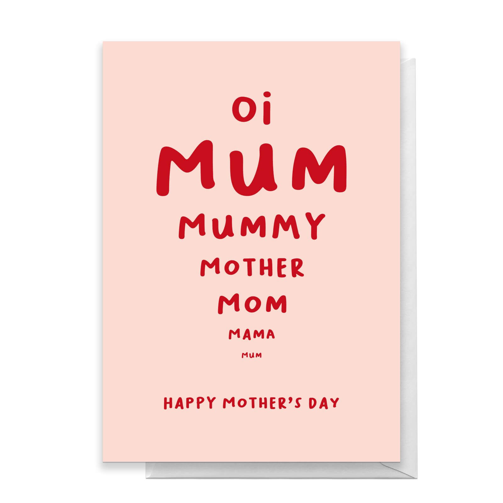 Mum Variants Greetings Card - Large Card