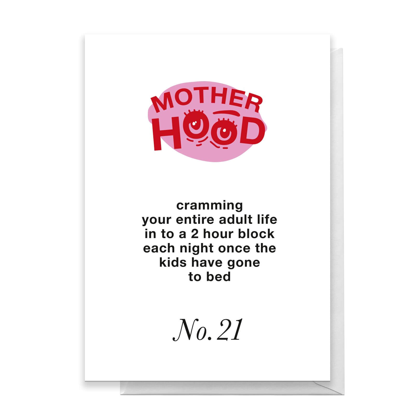 Motherhood No.21 Greetings Card - Standard Card