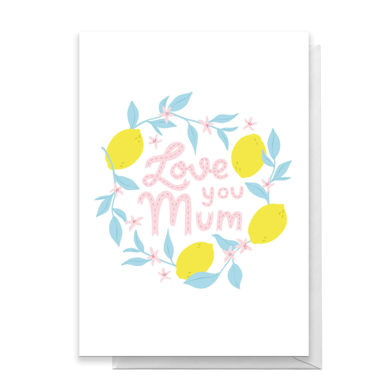 Love You Mum Greetings Card - Standard Card