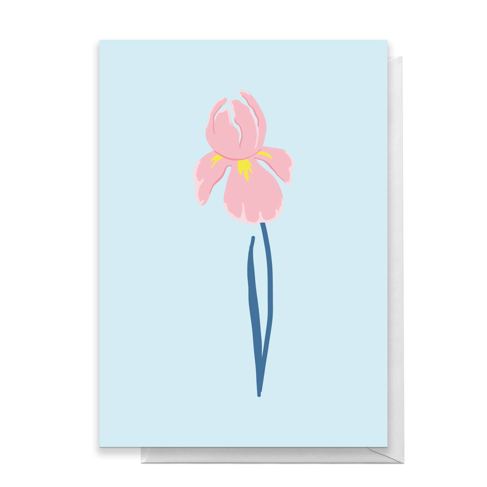 Single Flower Greetings Card - Standard Card