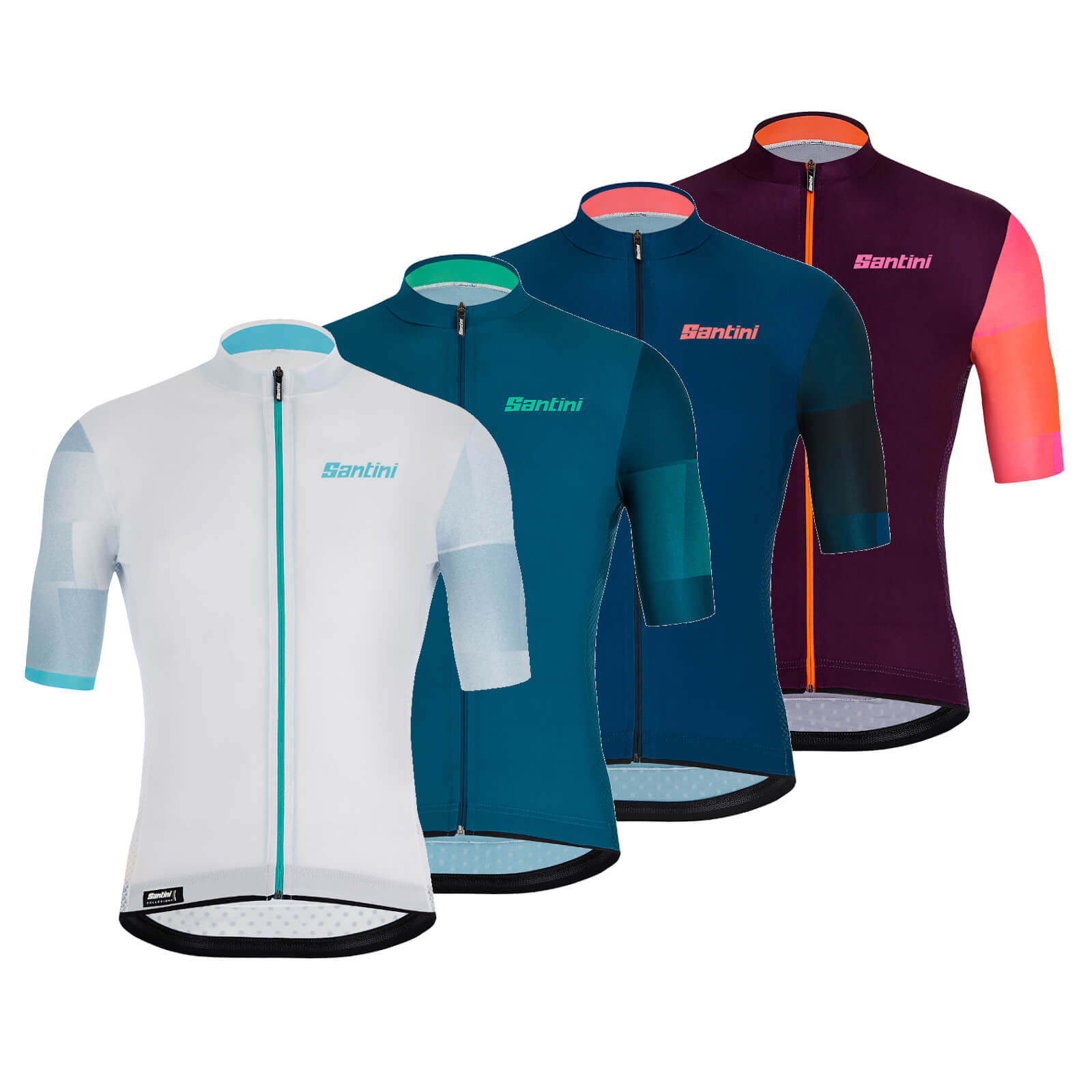 Santini Mito Spillo Jersey - L - Vineyard