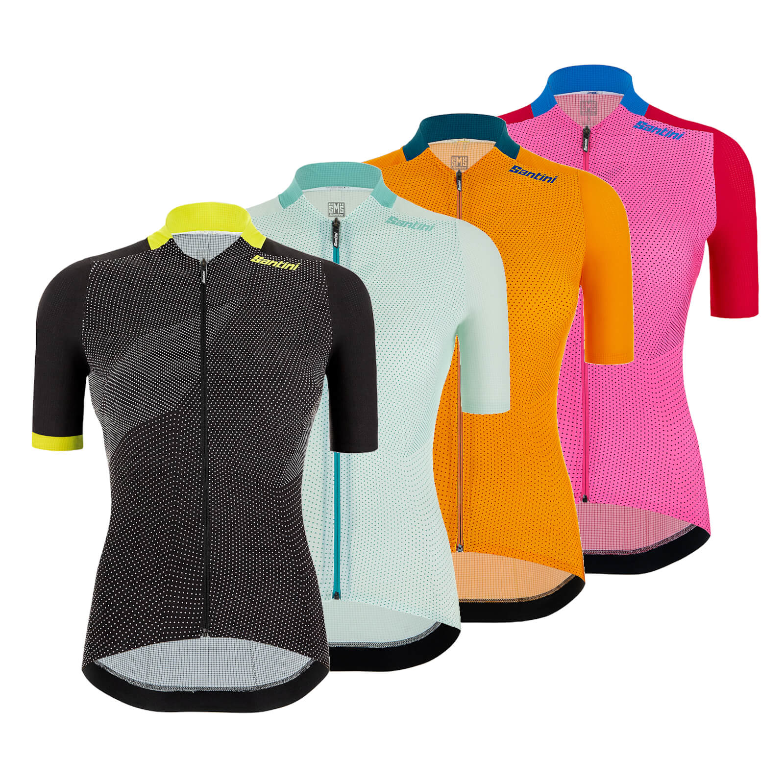 Santini Women's Redux Genio Jersey - XL - Black