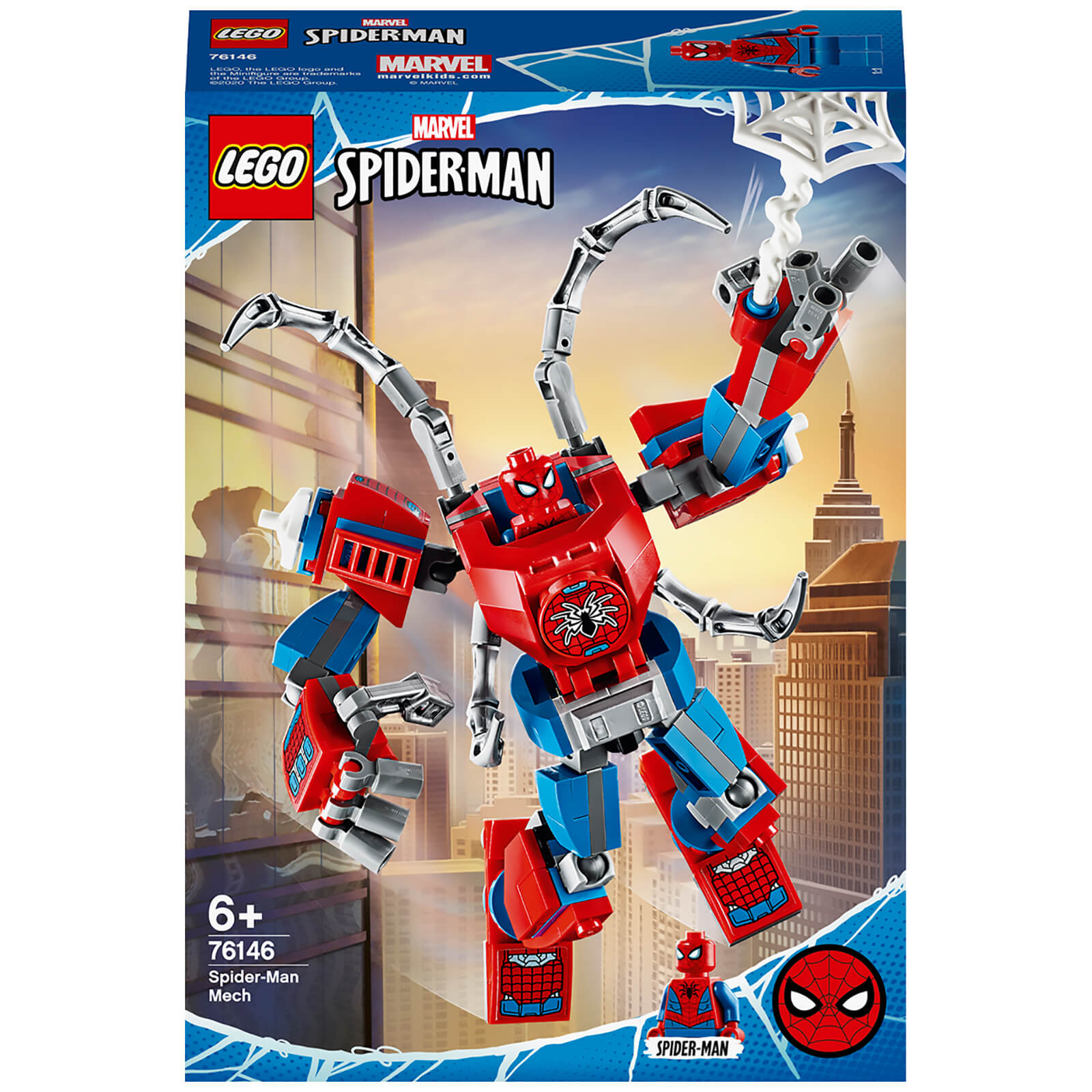 LEGO Super Heroes: Marvel Spider-Man Mech Building Set (76146)