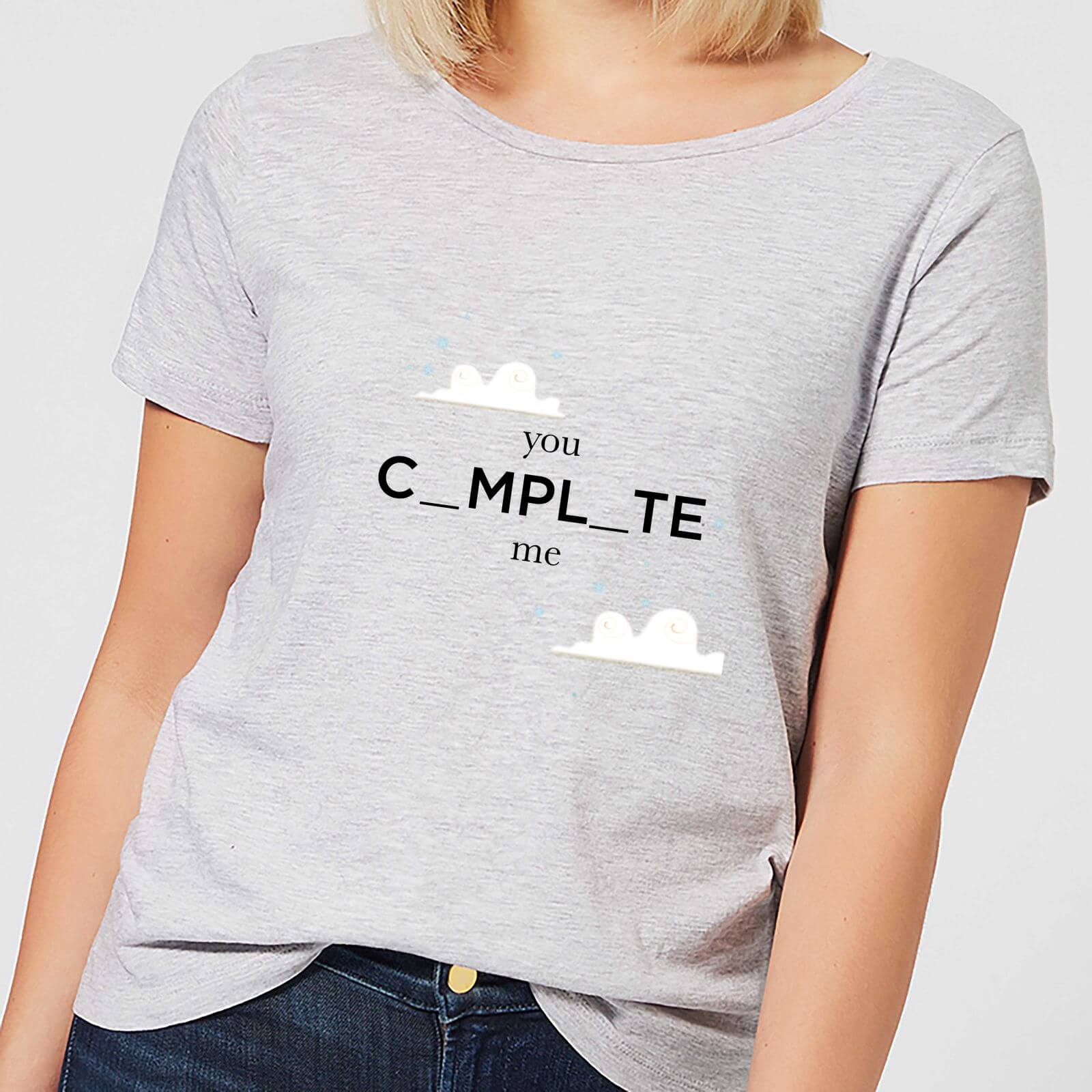 You Complete Me Women's T-Shirt - Grey - S - Grey