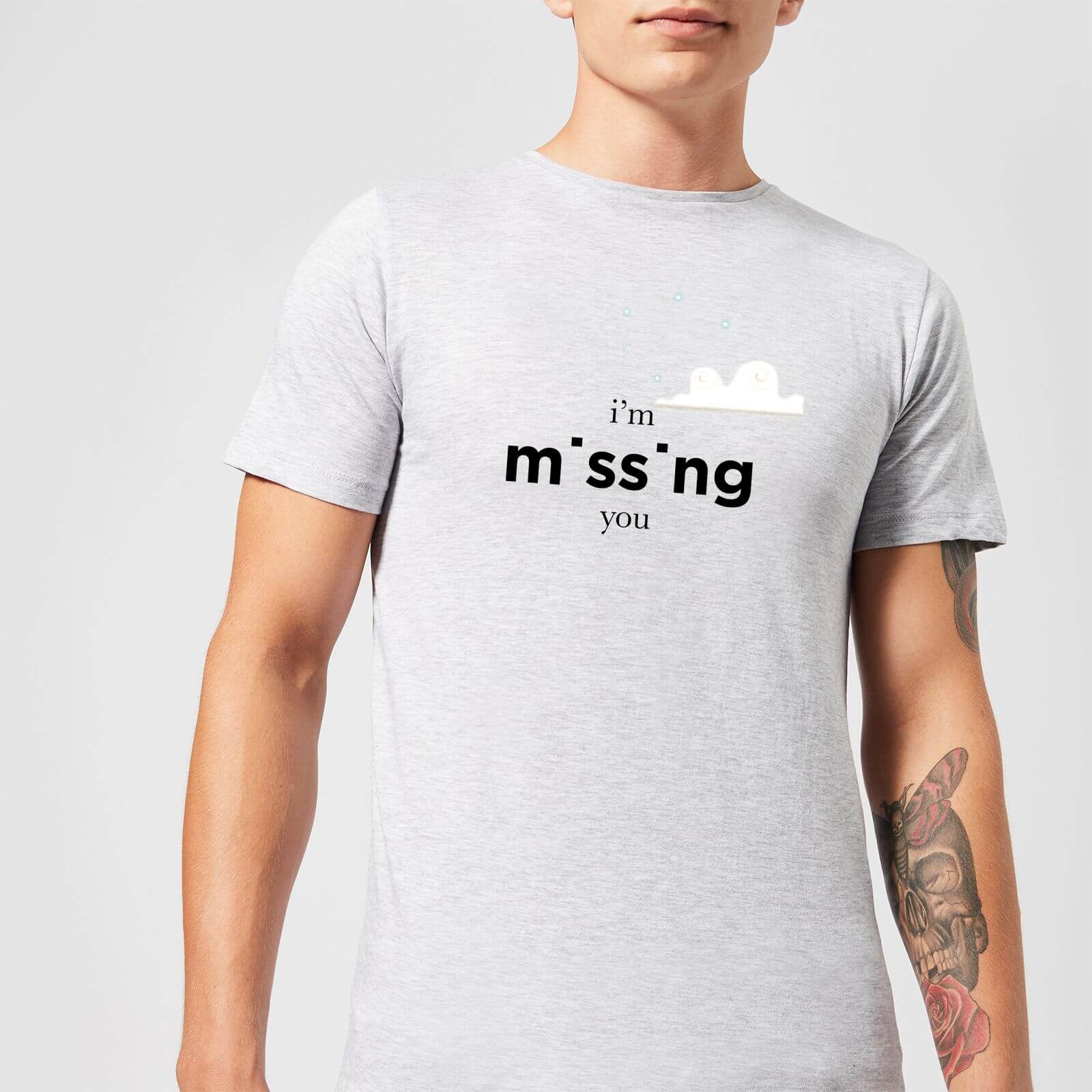 I'm Missing You Men's T-Shirt - Grey - S - Grey