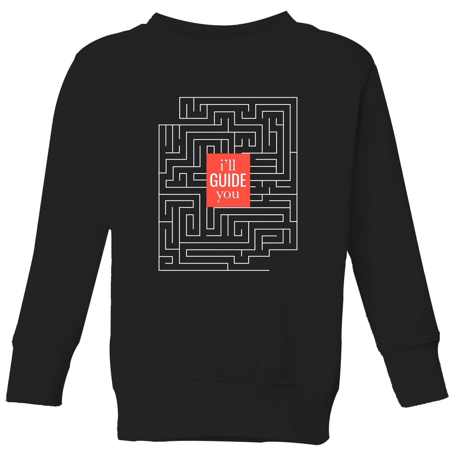 I'll Guide You Kids' Sweatshirt - Black - 3-4 Years - Black