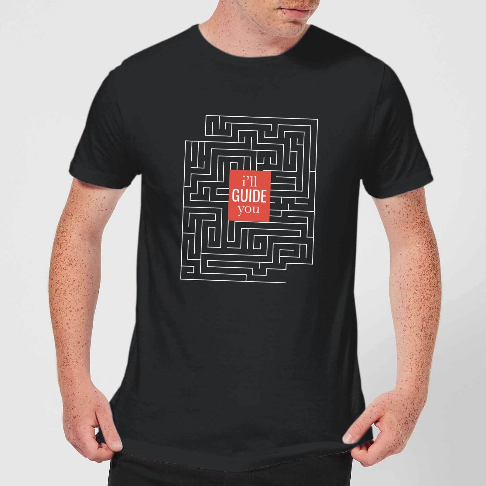 I'll Guide You Men's T-Shirt - Black - S - Black
