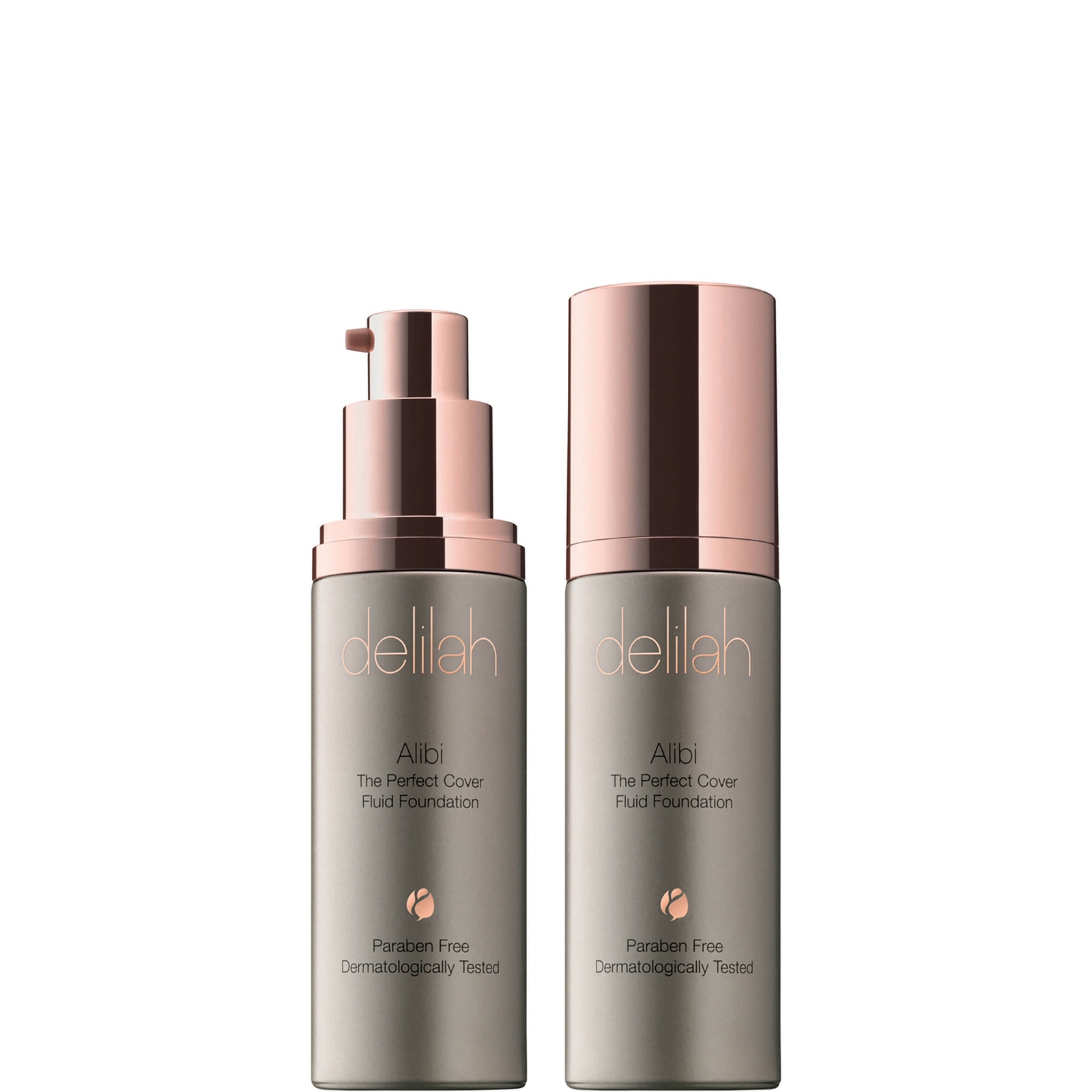 

delilah Alibi Fluid Foundation (Various Shades) - Tawny