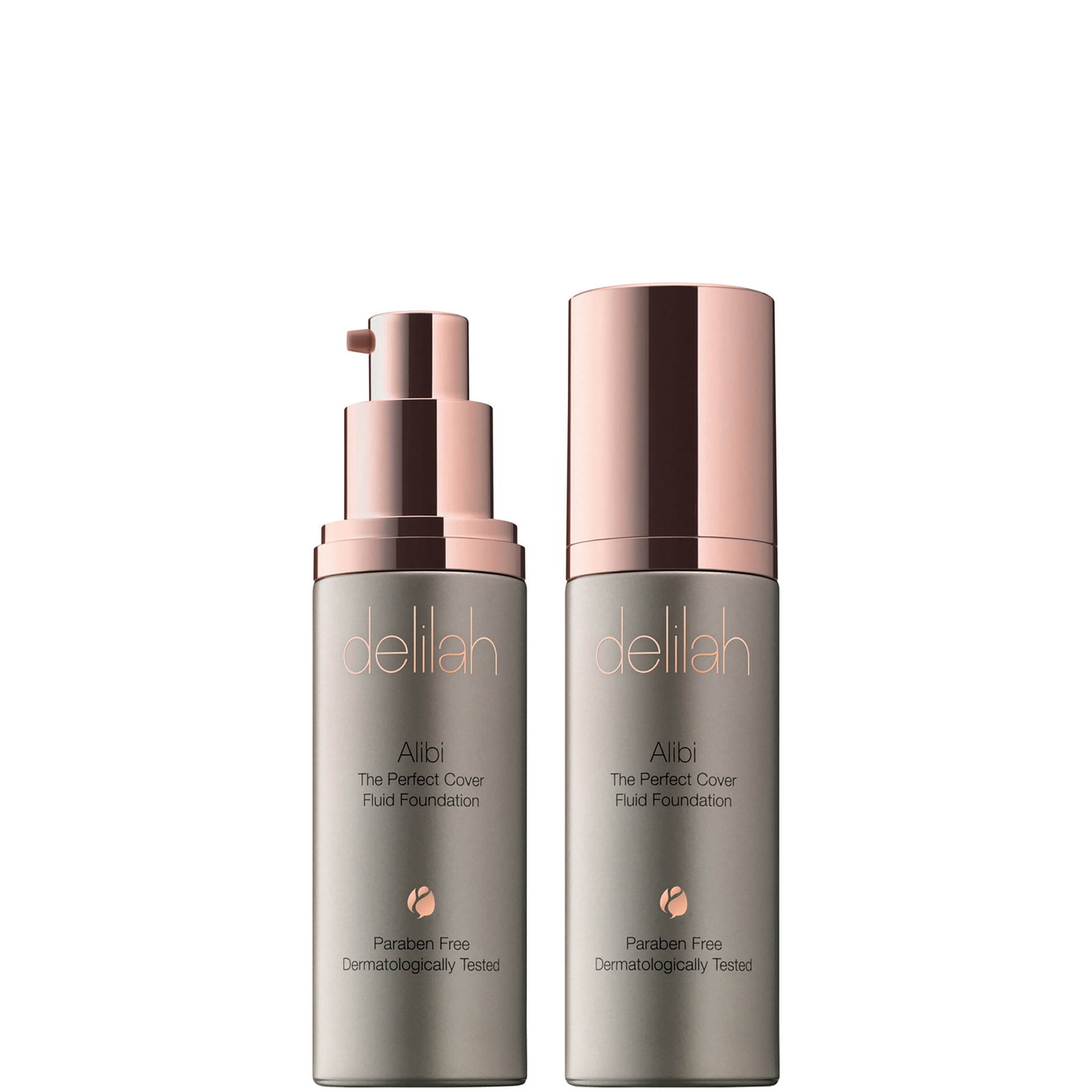 

delilah Alibi Fluid Foundation (Various Shades) - Umber