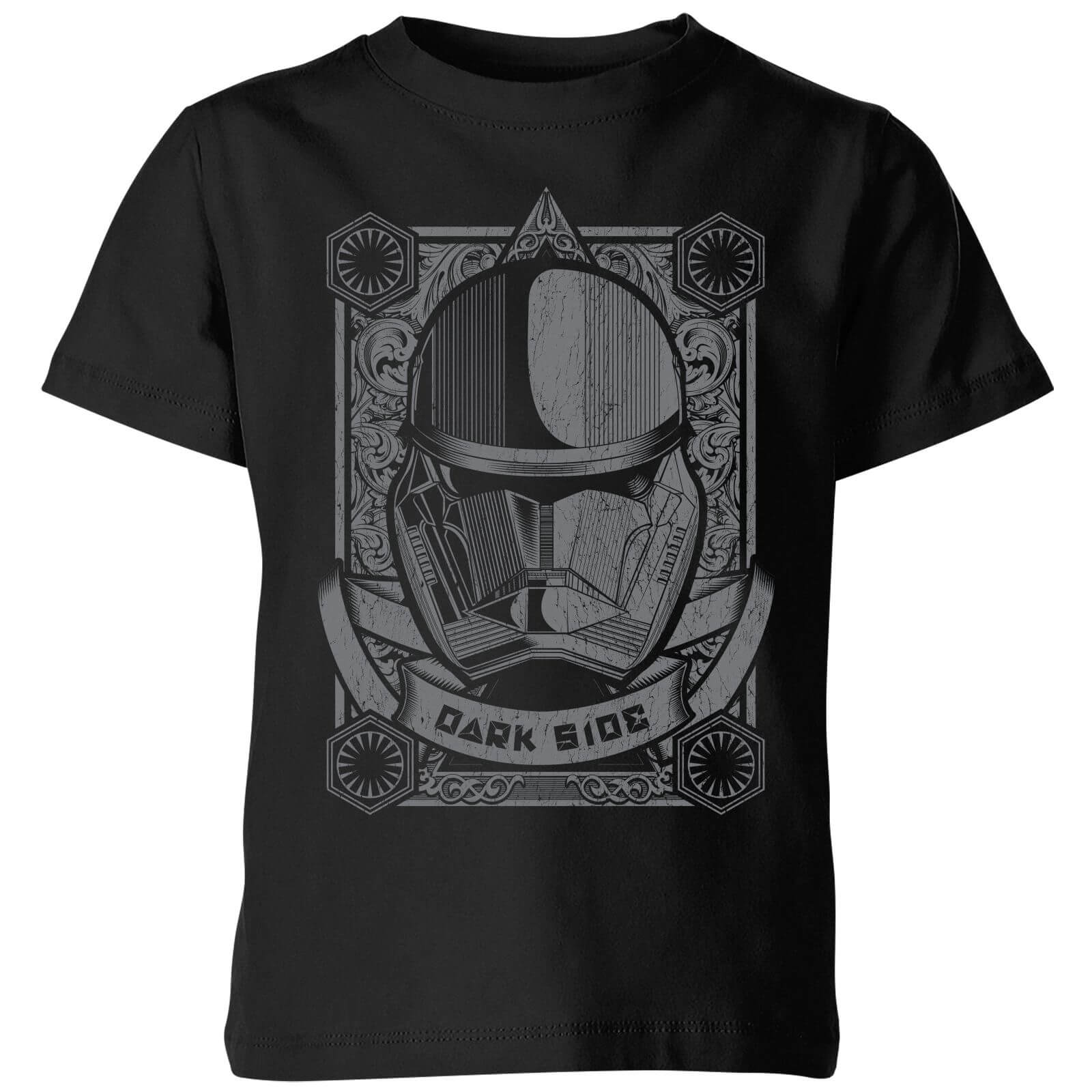 star wars darkside trooper kids' t-shirt - black - 5-6 anni - nero