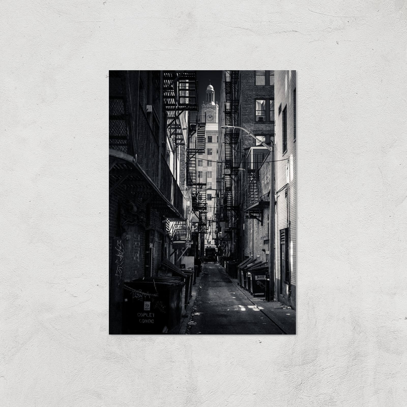 Dark Alleyway Giclee Art Print - A4 - Print Only