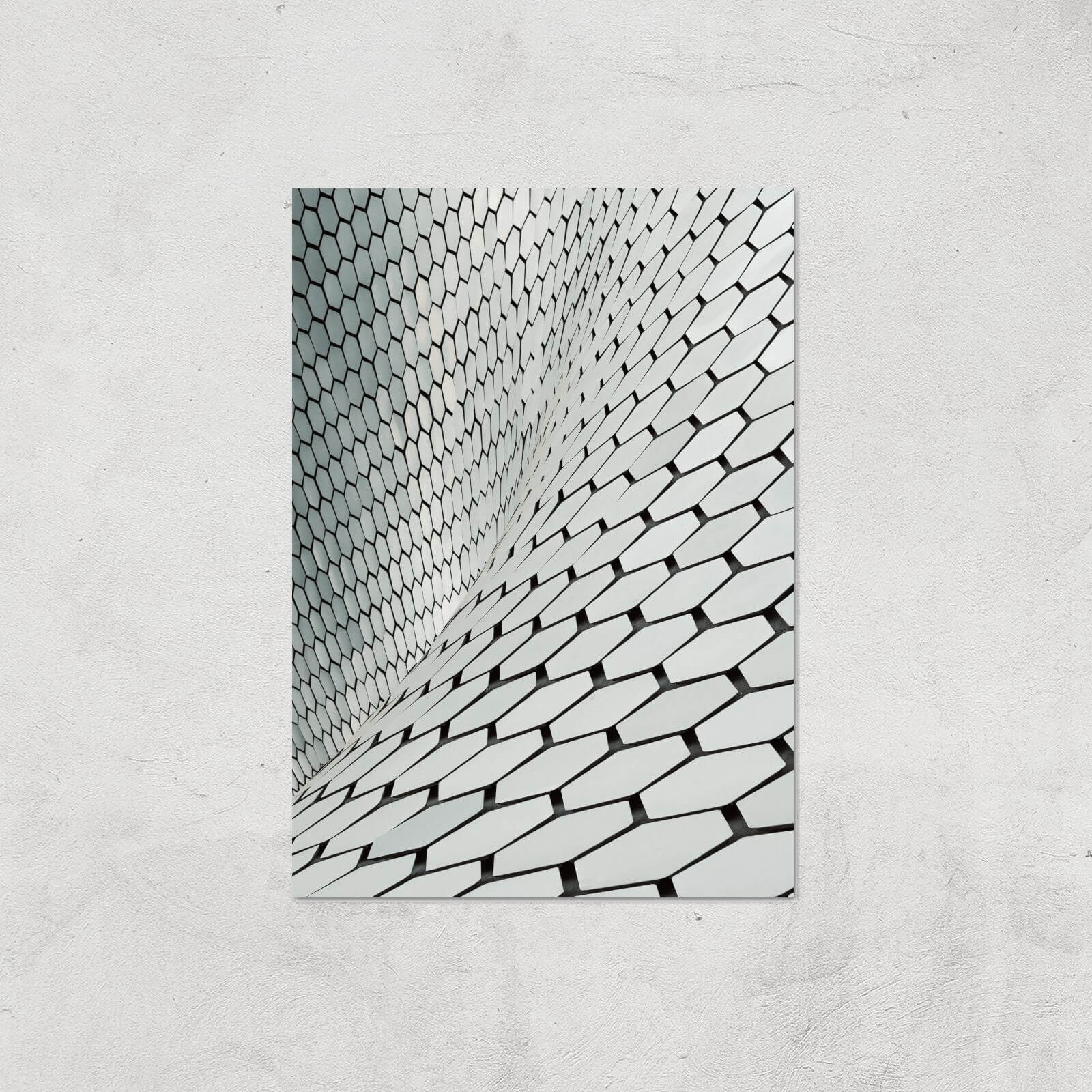 A Wave Of Hexagons Giclee Art Print - A2 - Print Only