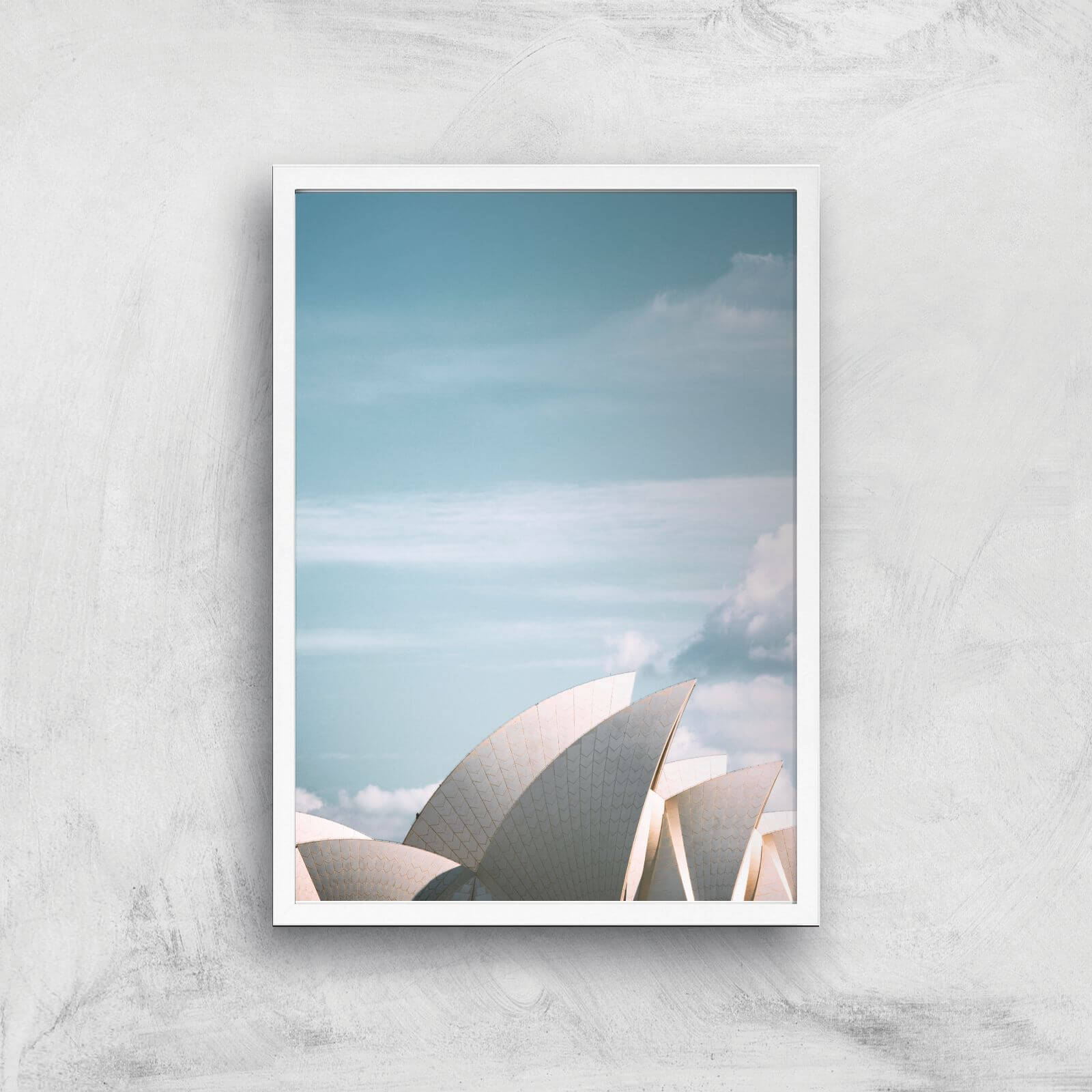 Sydney Opera House Giclee Art Print - A2 - White Frame