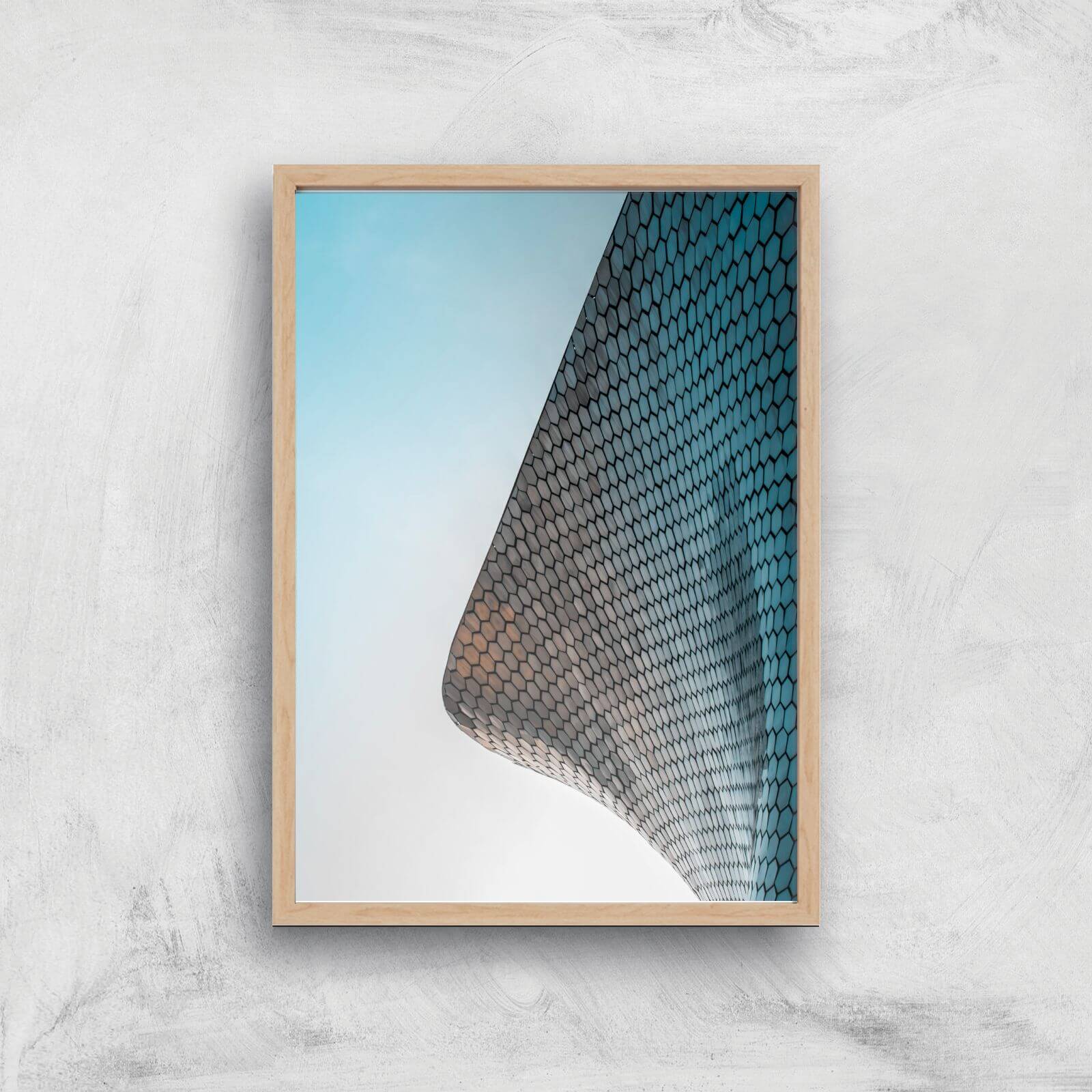 Tiled Corners Giclee Art Print - A2 - Wooden Frame