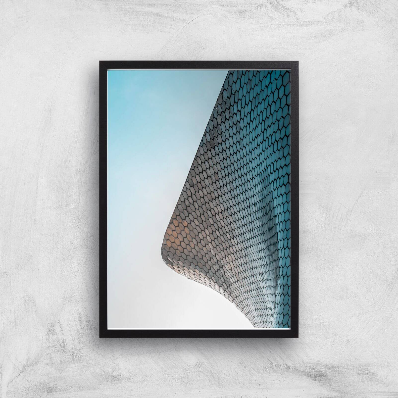 Tiled Corners Giclee Art Print - A2 - Black Frame