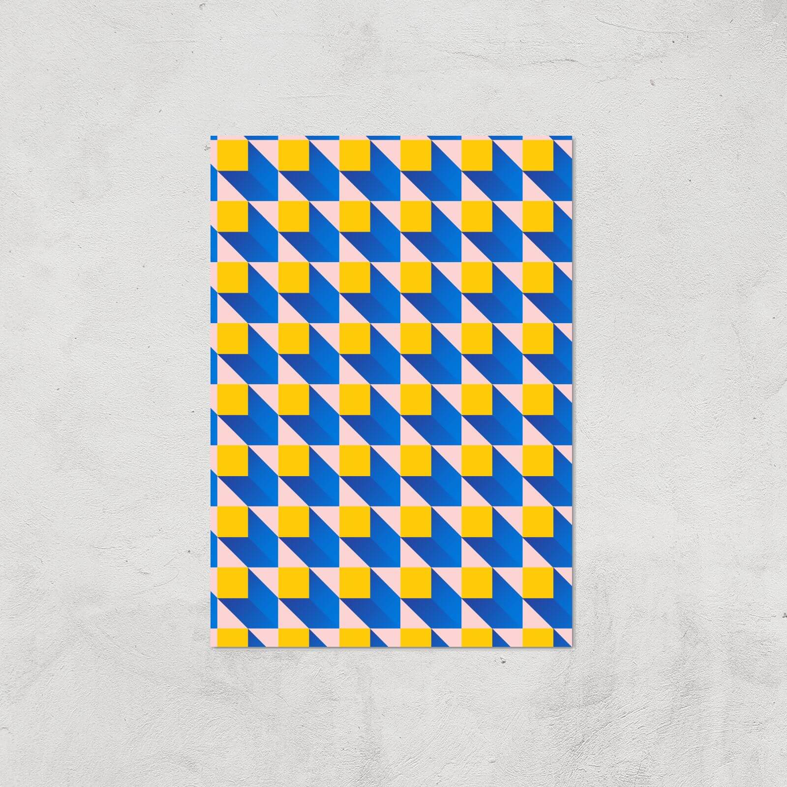 Lost In Cubes Giclee Art Print - A2 - Print Only