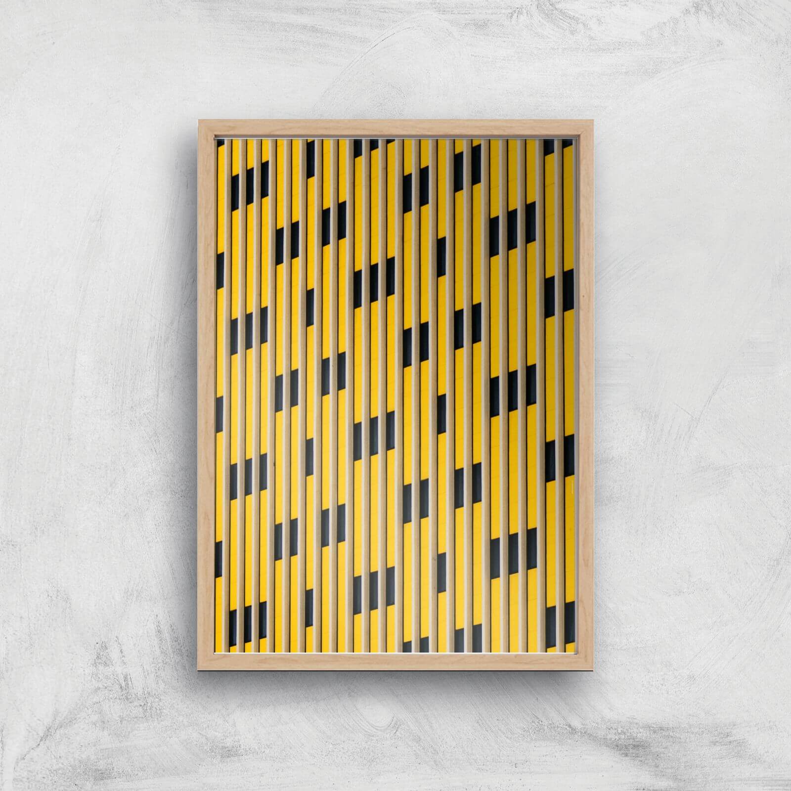 Straight Lines Giclee Art Print - A2 - Wooden Frame