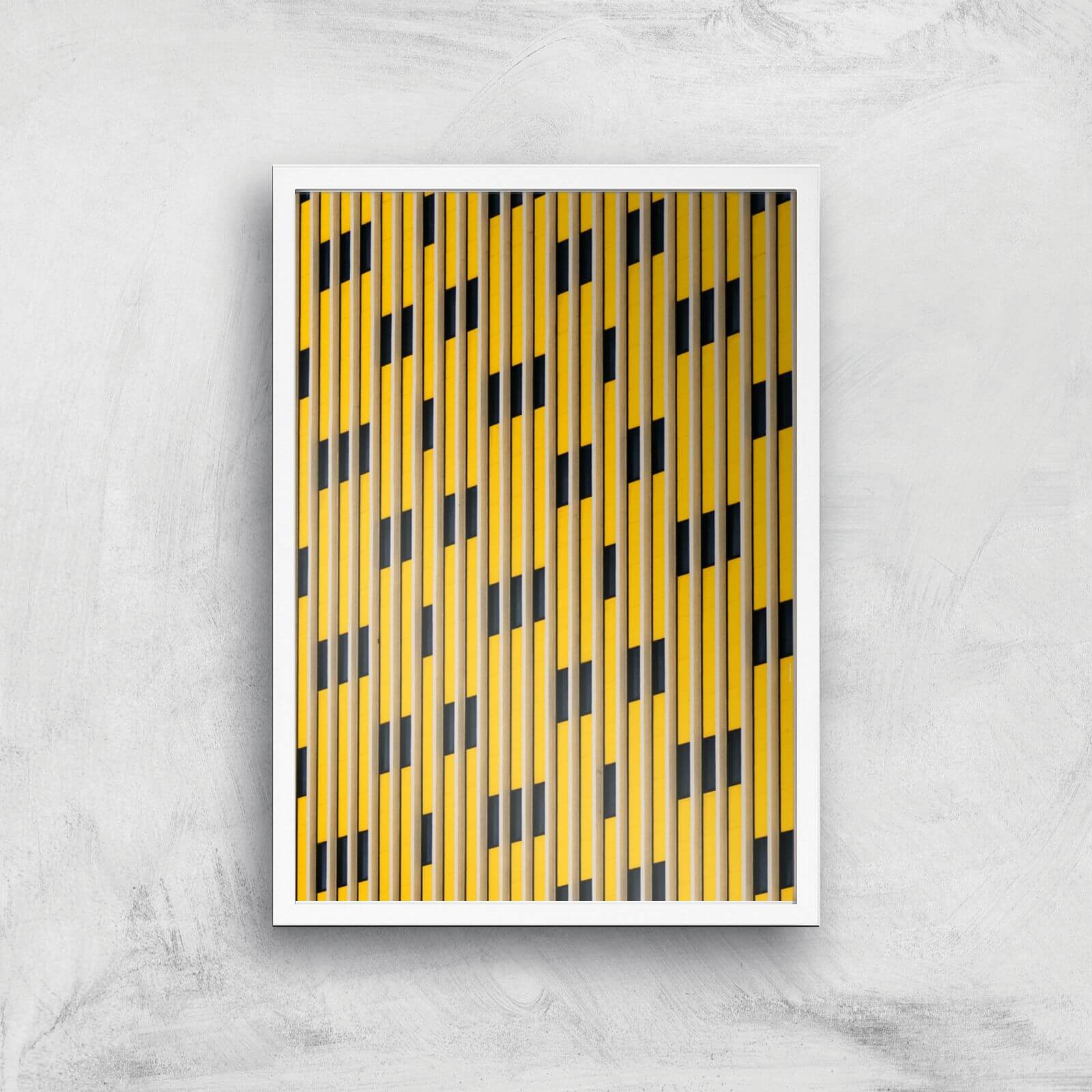 Straight Lines Giclee Art Print - A2 - White Frame