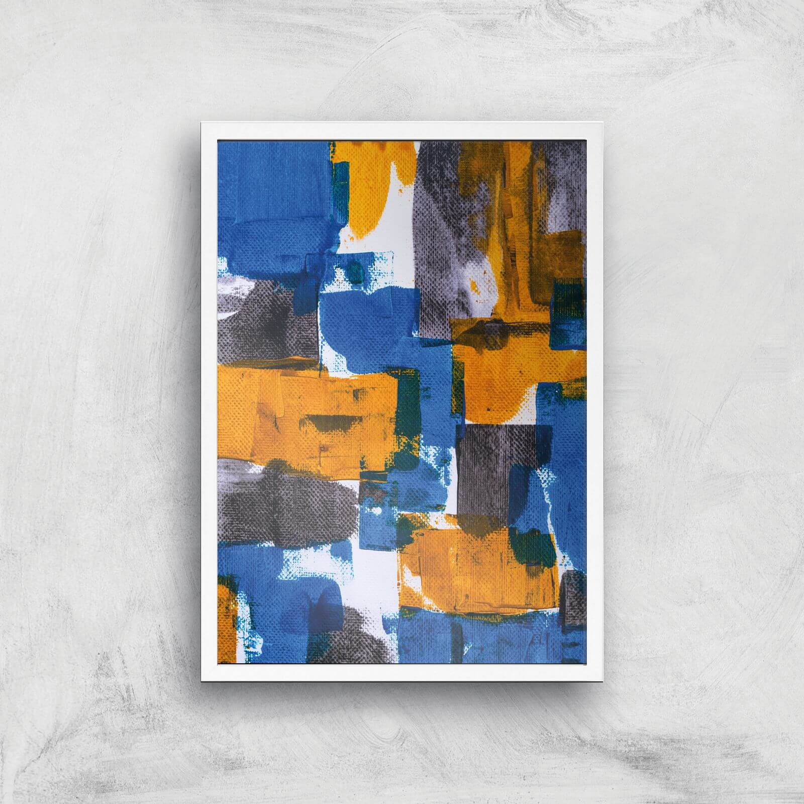Citrus On Canvas Giclee Art Print - A2 - White Frame