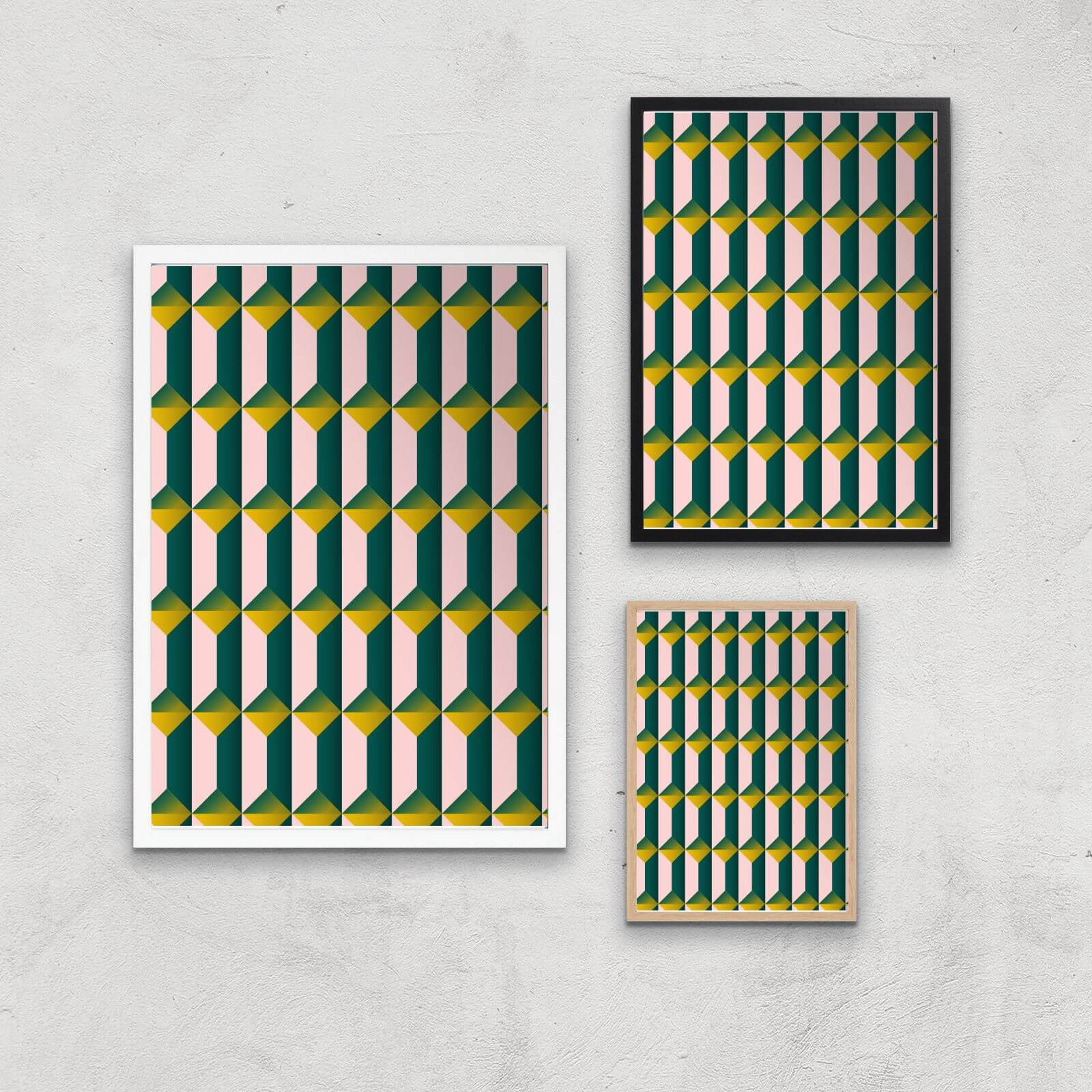 Abstract Wall Giclee Art Print - A4 - Print Only