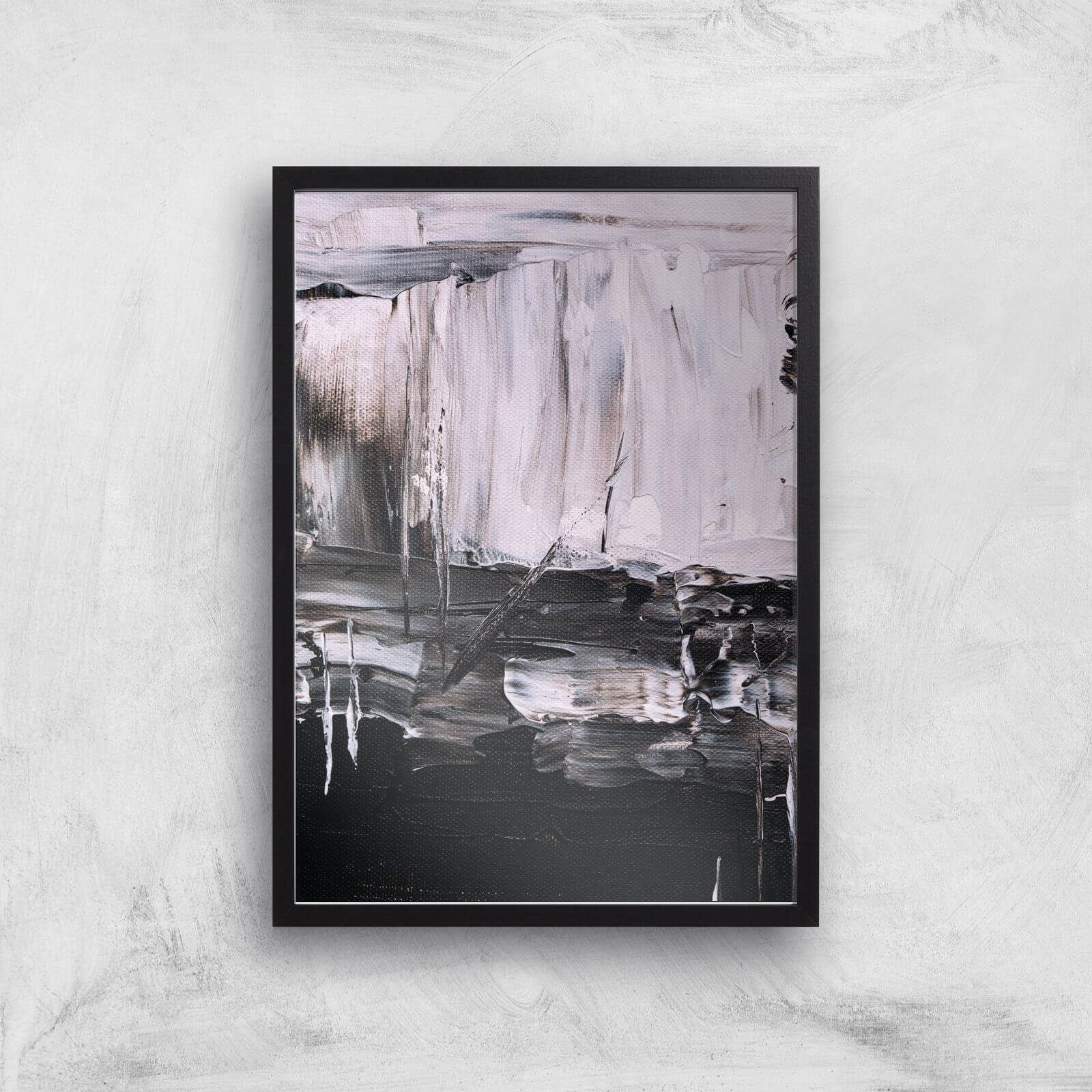 Monochrome Mess Giclee Art Print - A3 - Black Frame