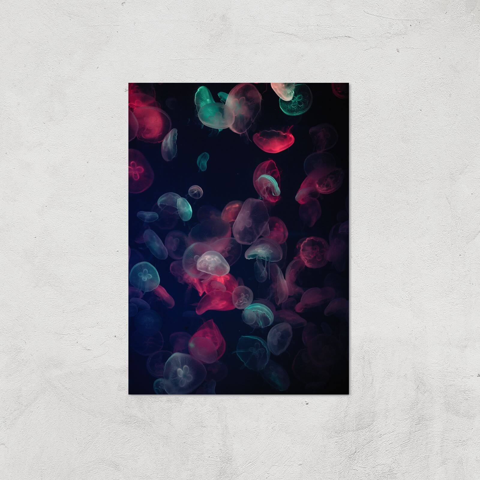 Jellyfish Lights Giclee Art Print - A3 - Print Only