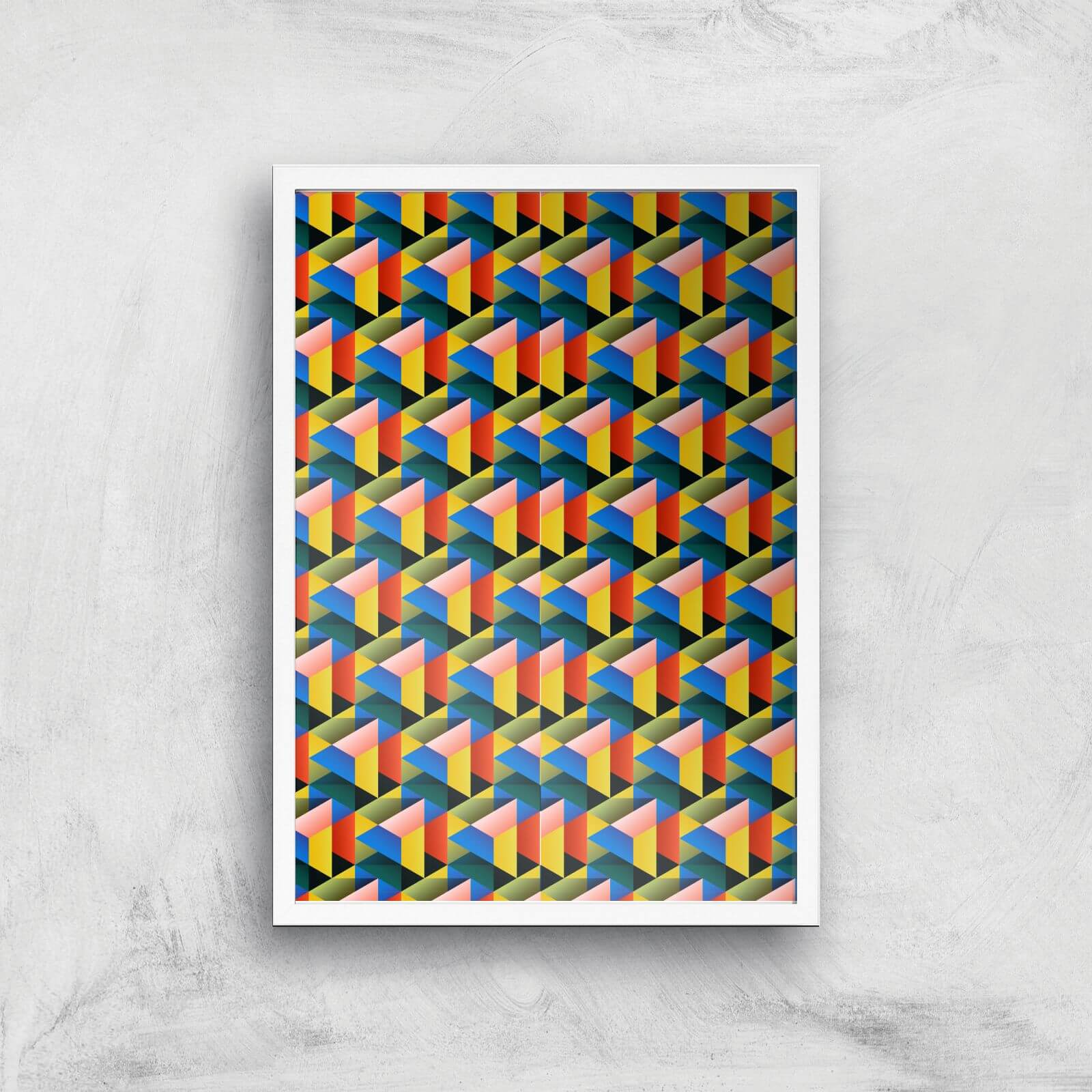 Fill The World With Colour Giclee Art Print - A3 - White Frame