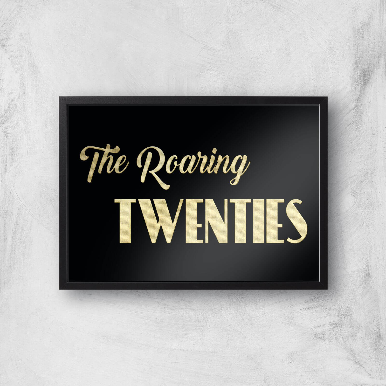 The Roaring Twenties Giclee Art Print - A3 - Black Frame