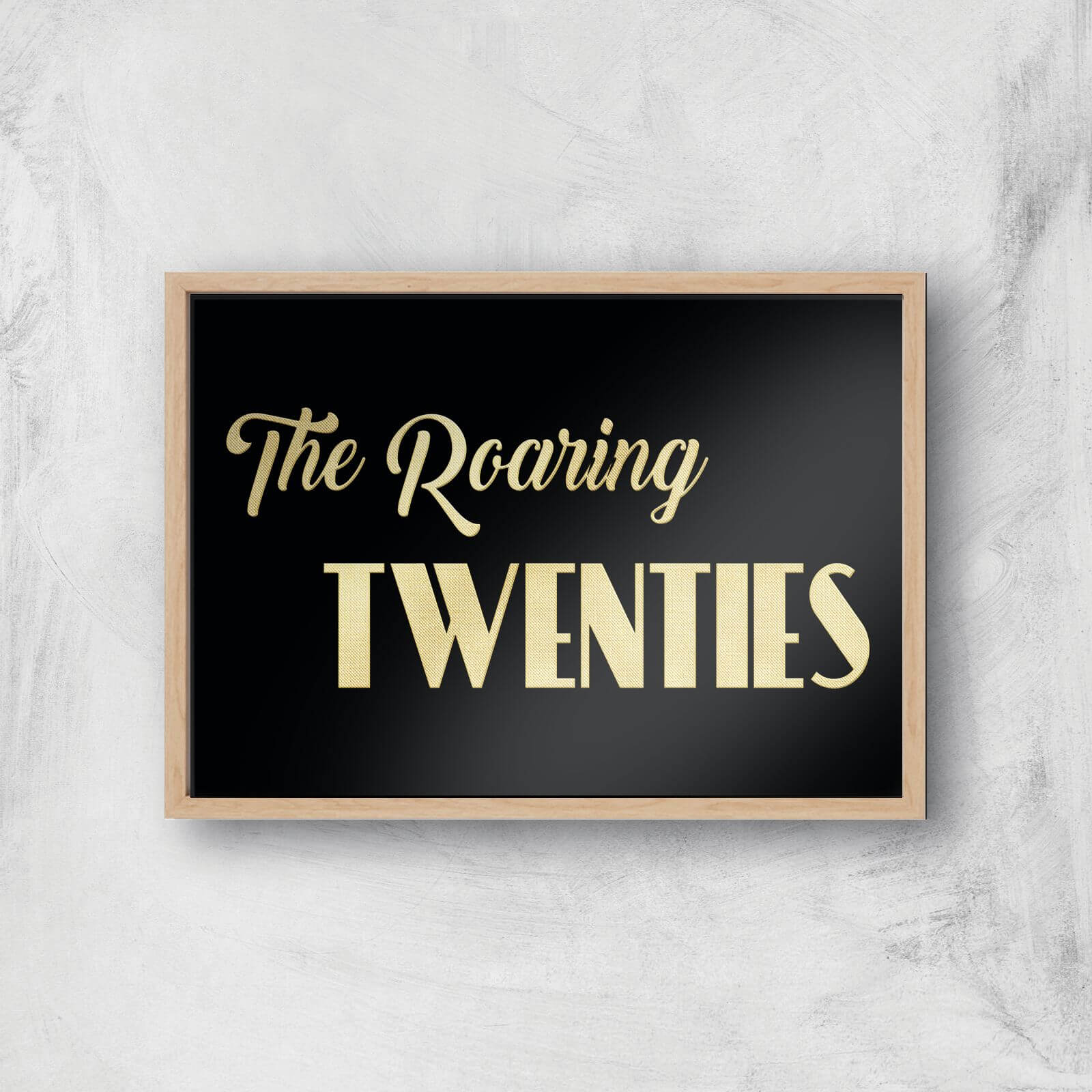 The Roaring Twenties Giclee Art Print - A2 - Wooden Frame