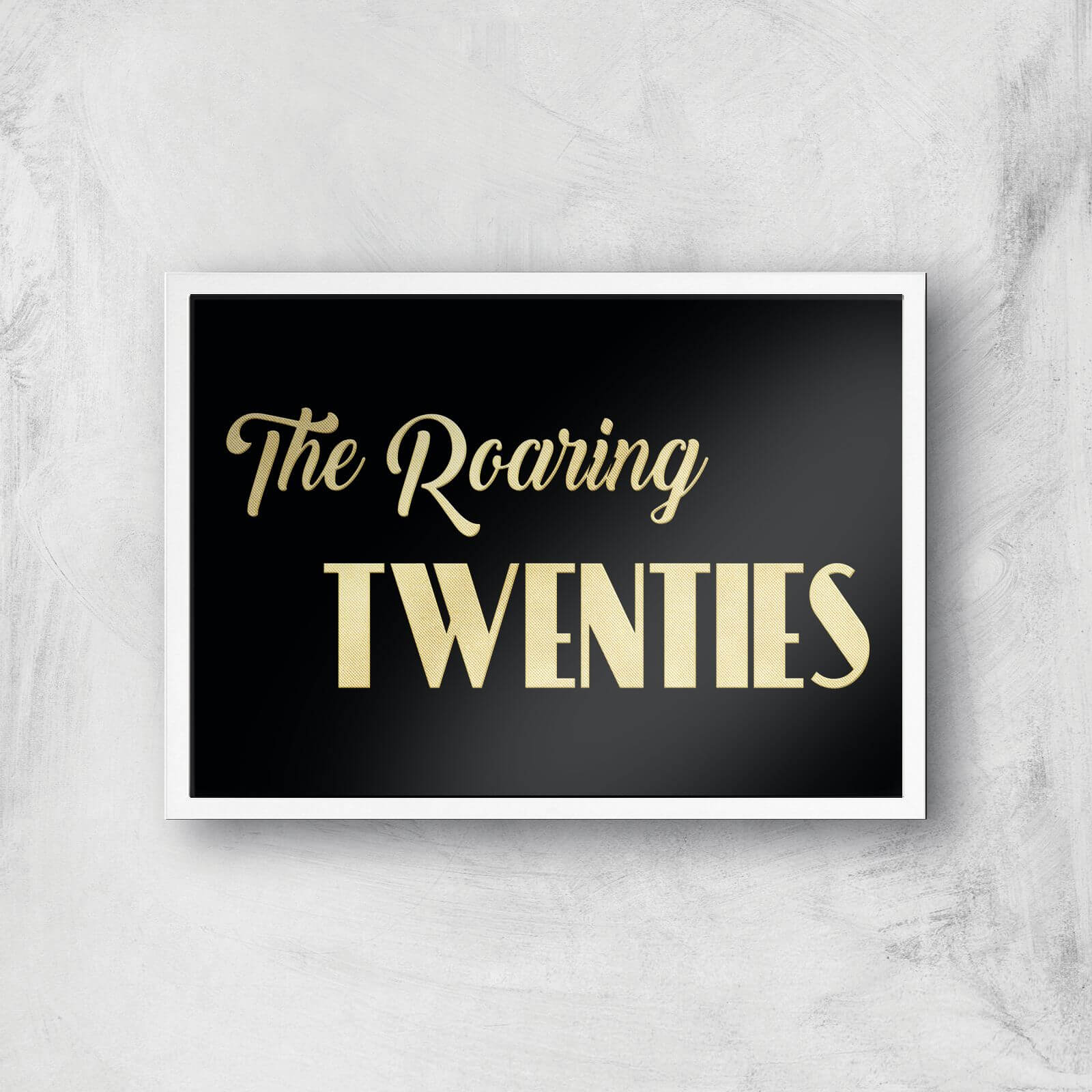 The Roaring Twenties Giclee Art Print - A2 - White Frame