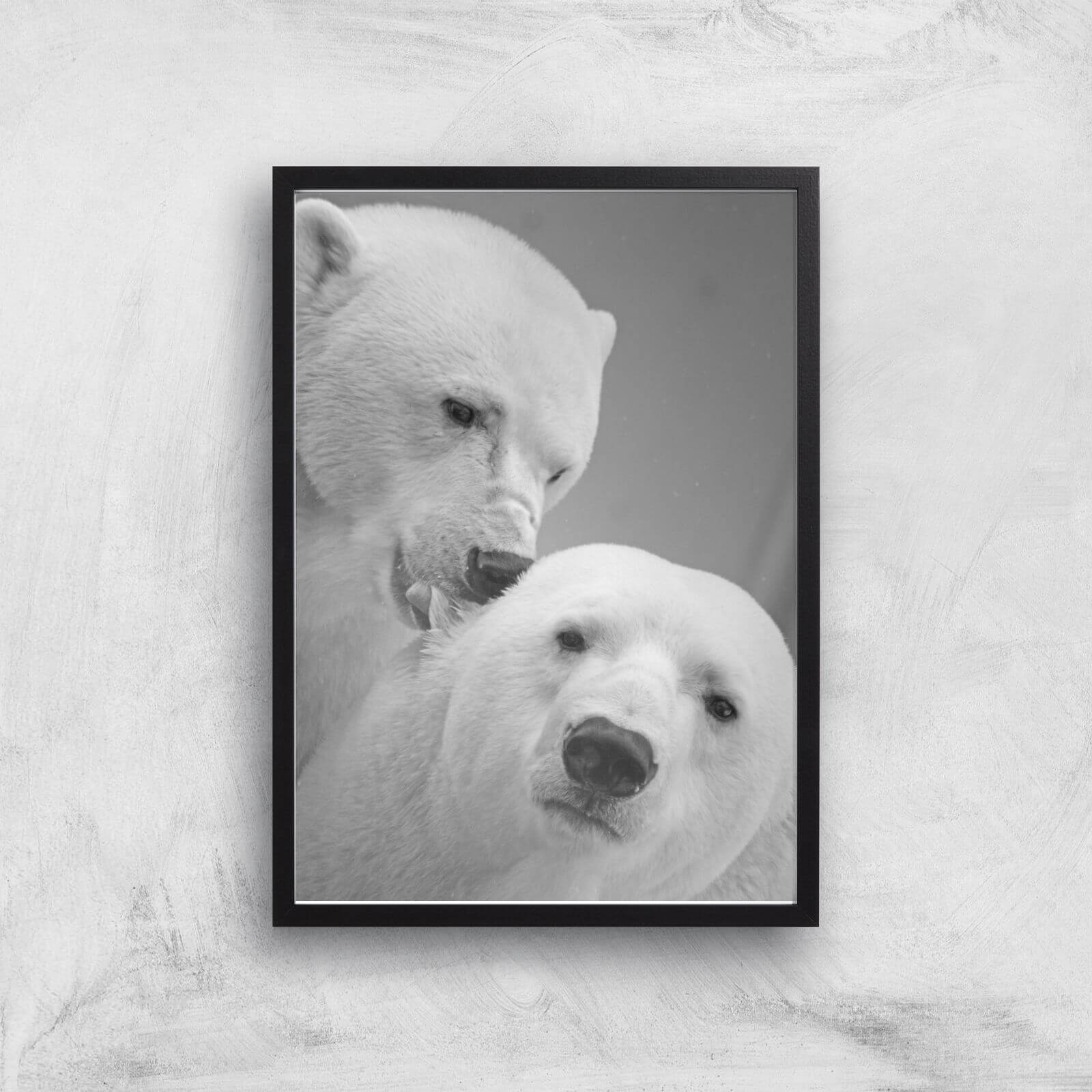 A Little Nibble Giclee Art Print - A3 - Black Frame