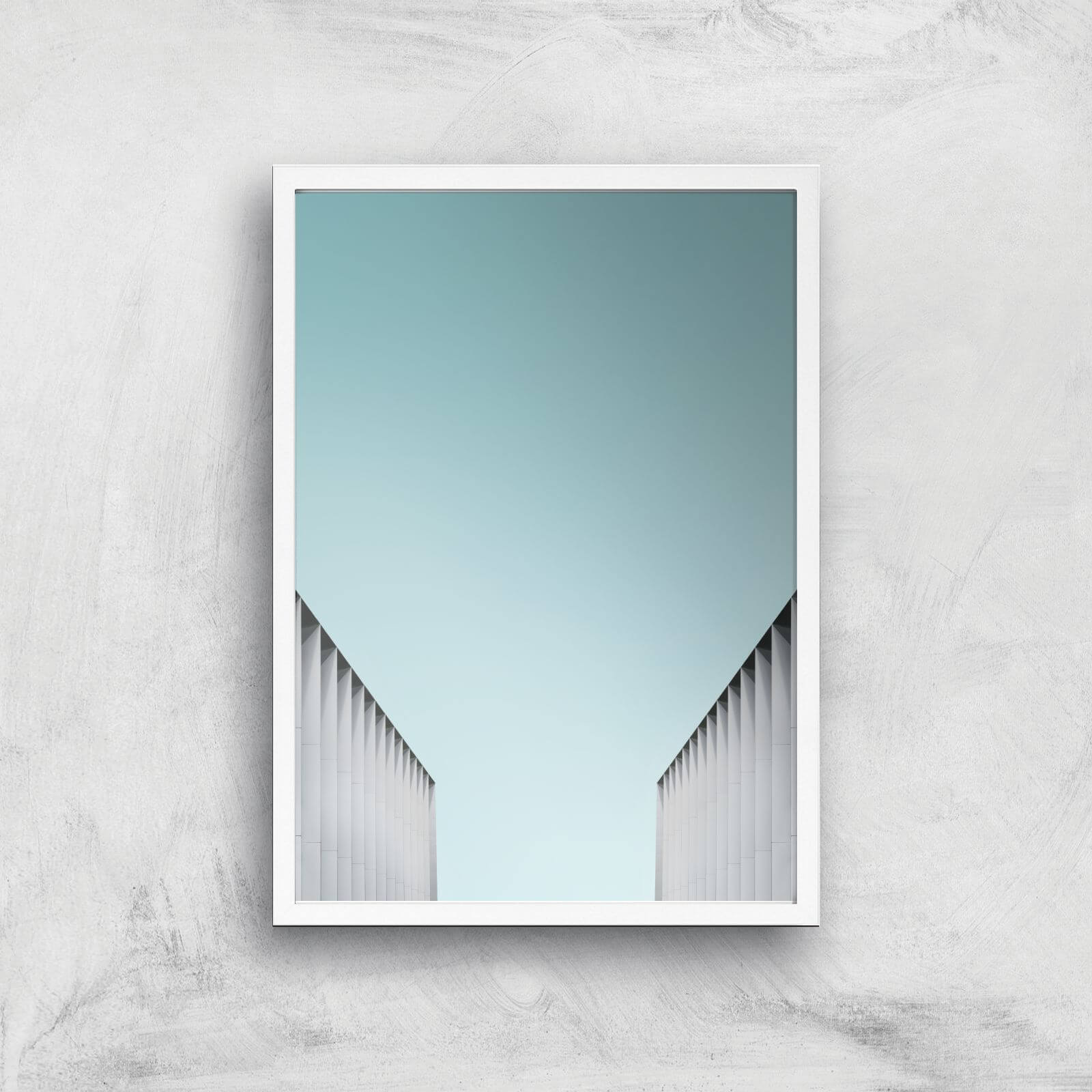 A Meeting Of Walls Giclee Art Print - A2 - White Frame
