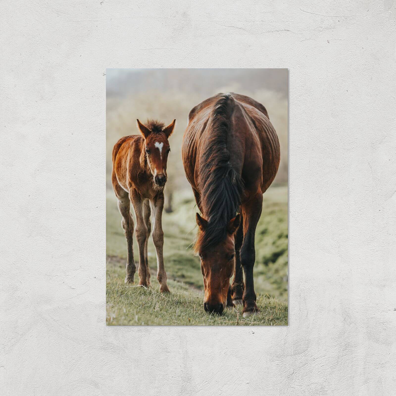 Following Mum Giclee Art Print - A2 - Print Only