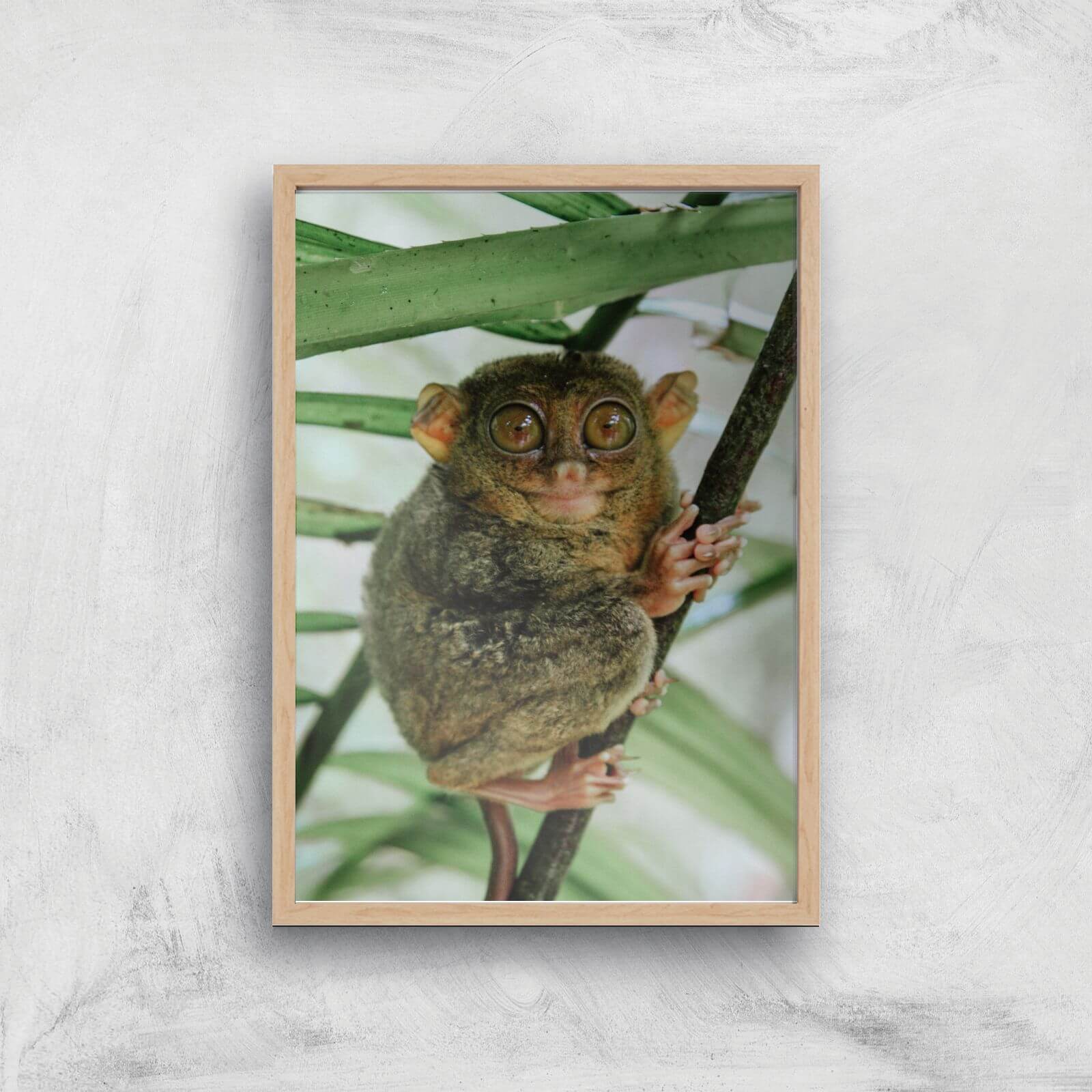 Those Big Brown Eyes Giclee Art Print - A3 - Wooden Frame