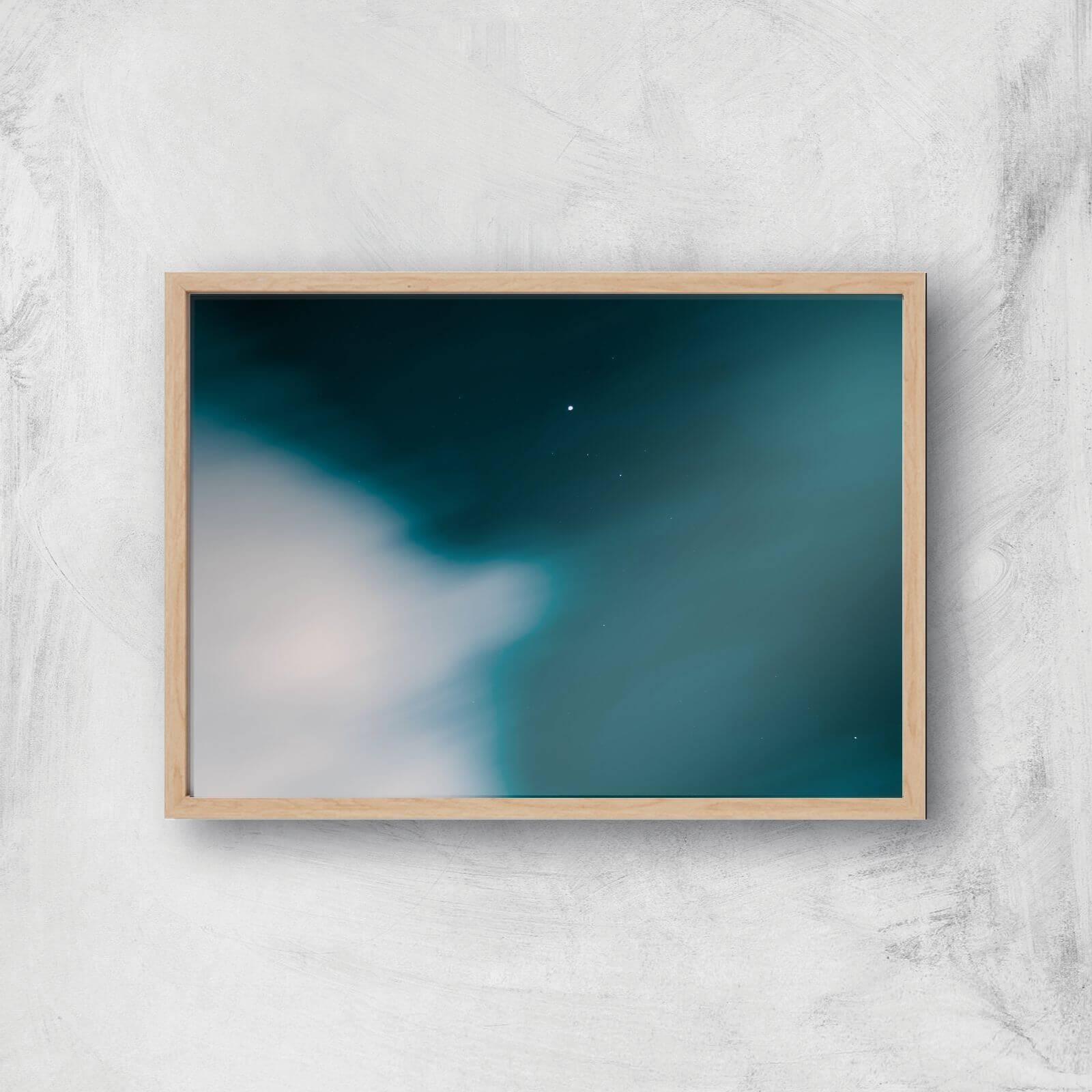 Blurry Skies Giclee Art Print - A2 - Wooden Frame