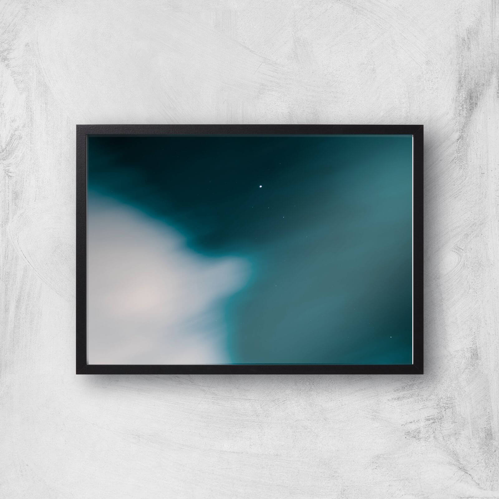 Blurry Skies Giclee Art Print - A2 - Black Frame