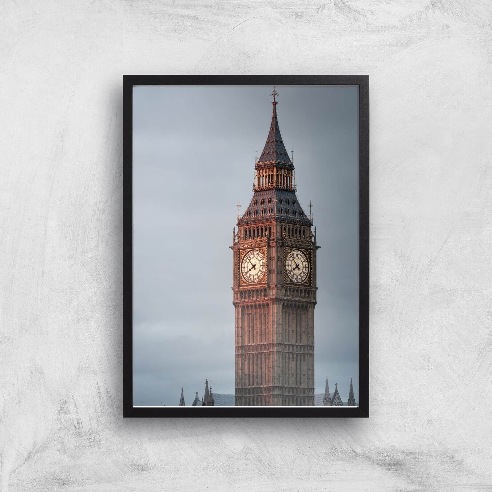 Big Ben Giclee Art Print - A3 - Black Frame