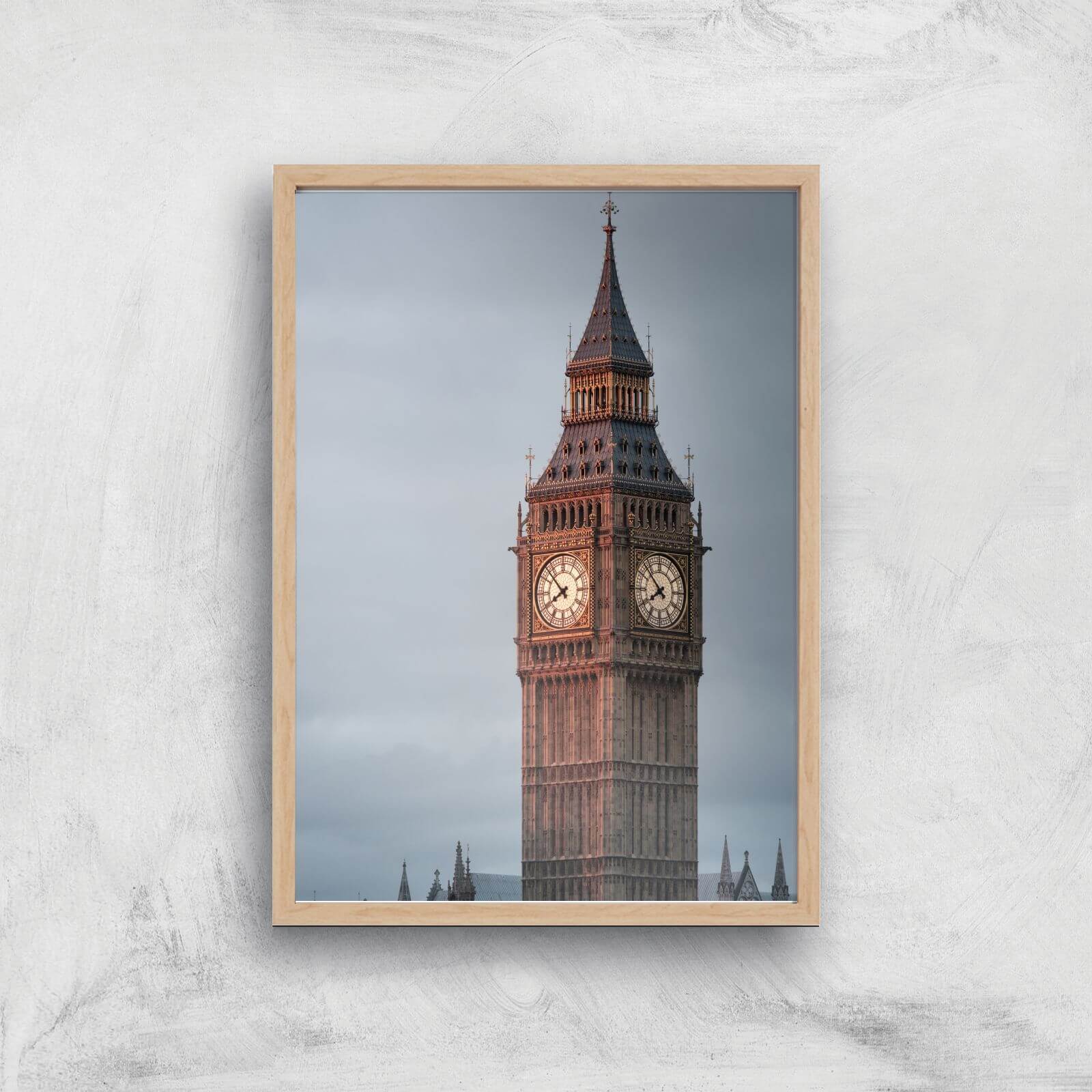 Big Ben Giclee Art Print - A2 - Wooden Frame