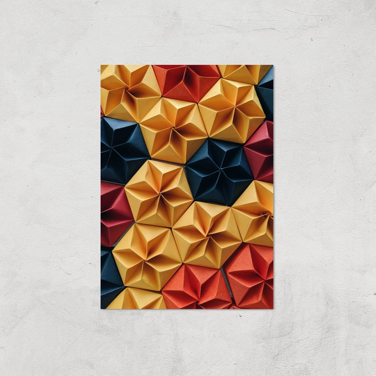 Abstract Umbrellas Giclee Art Print - A4 - Print Only