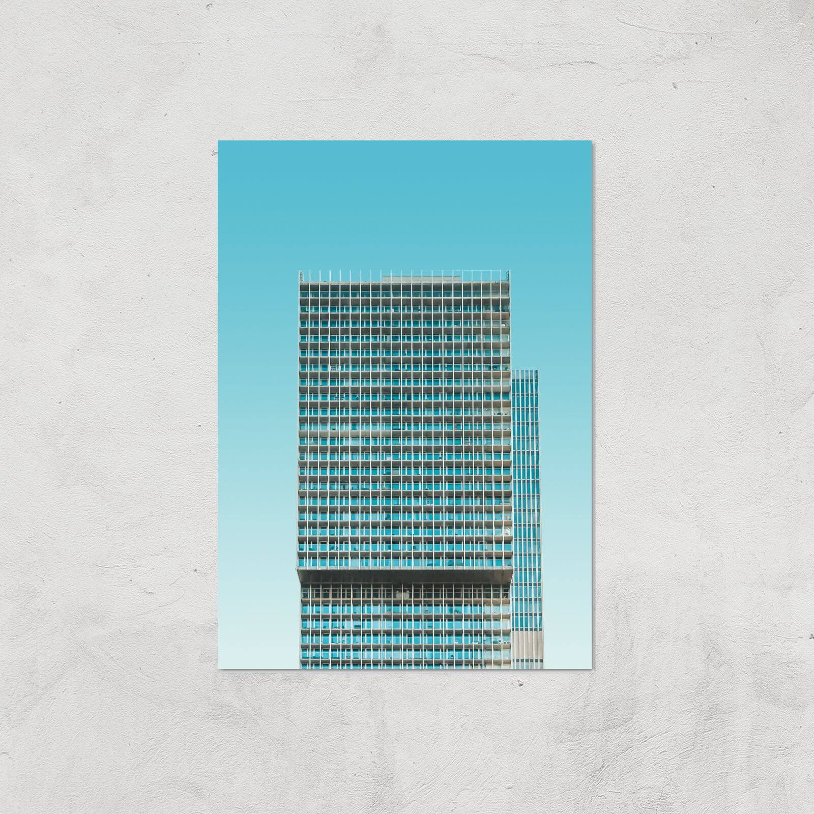 City Block Giclee Art Print - A4 - Print Only