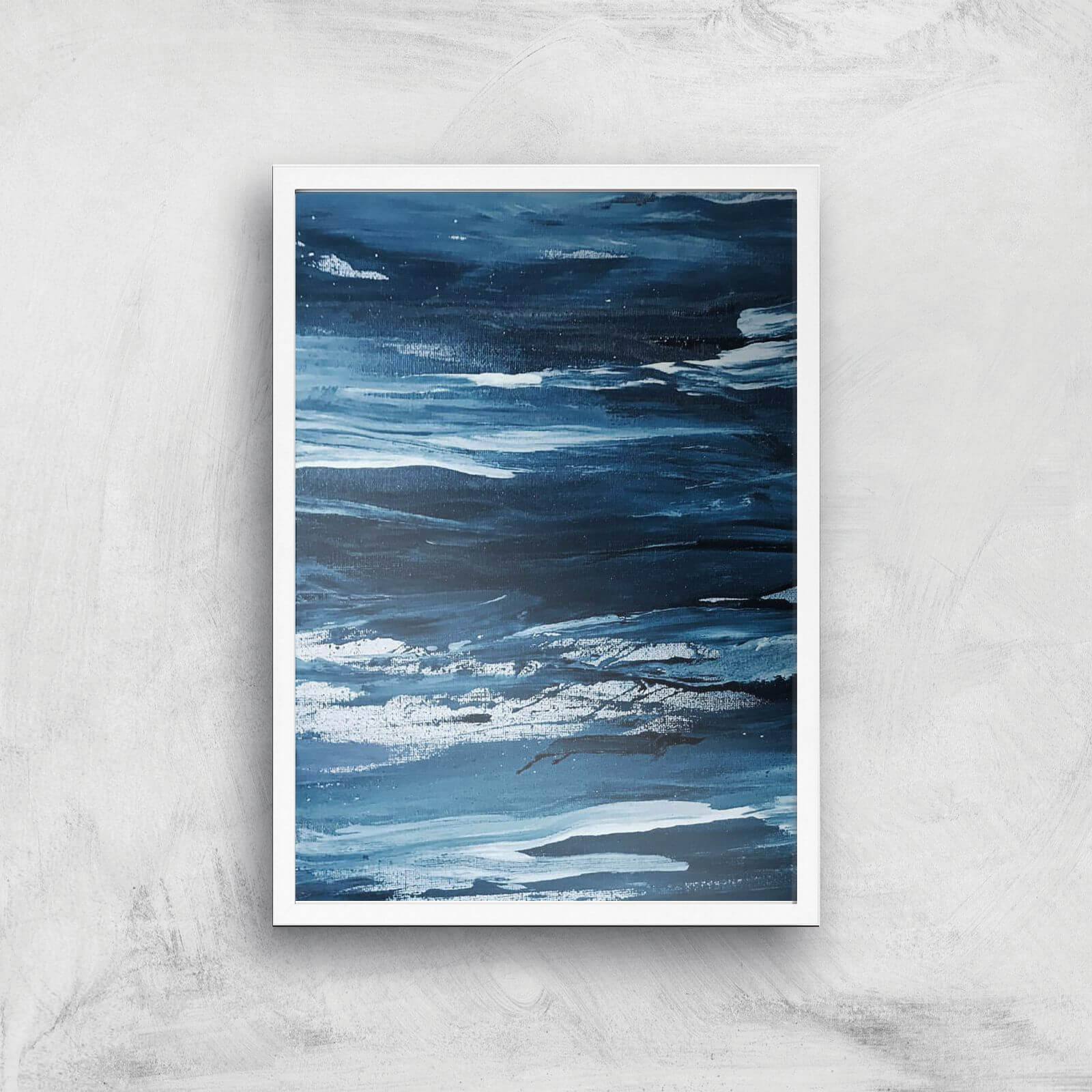Lost At Sea Giclee Art Print - A3 - White Frame