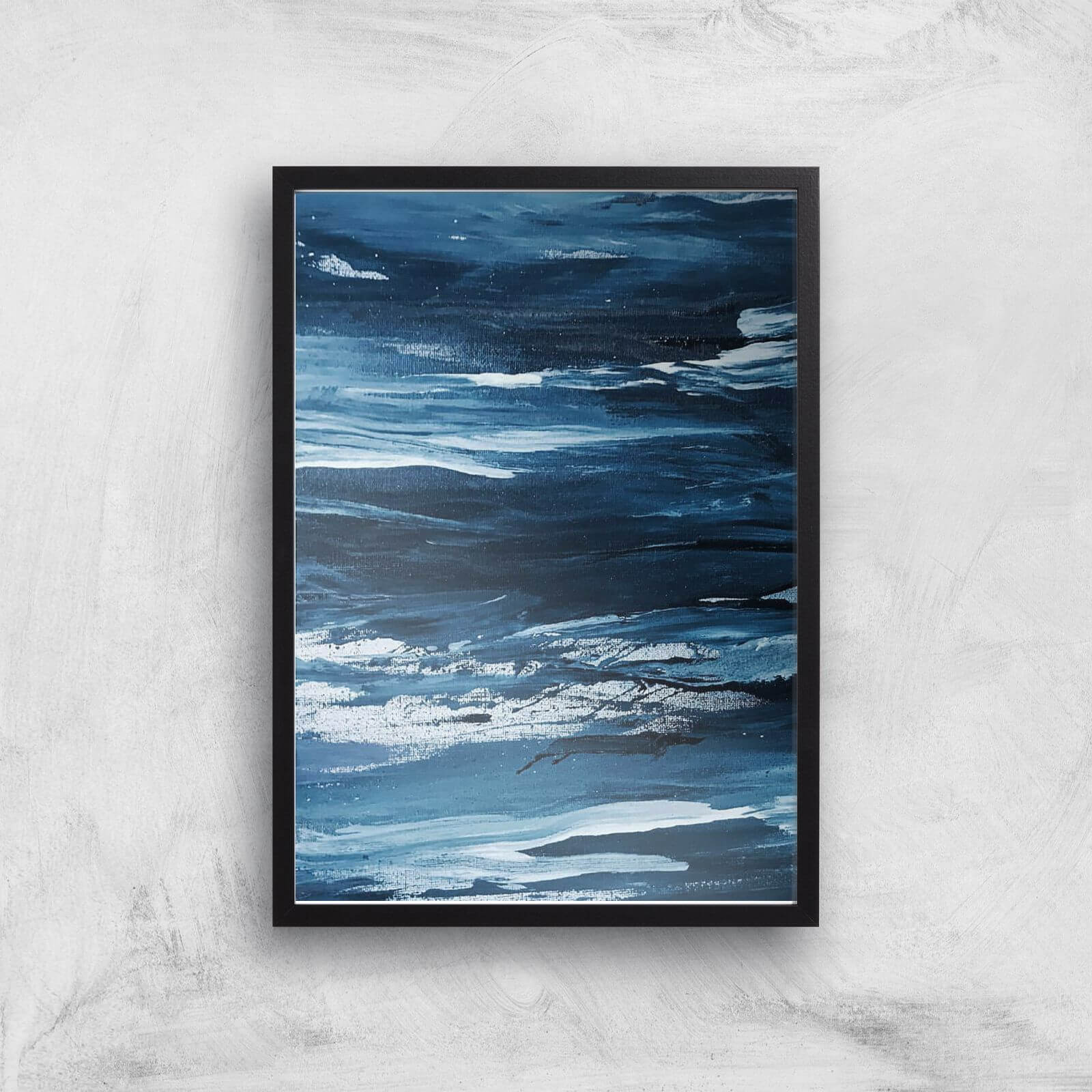 Lost At Sea Giclee Art Print - A3 - Black Frame